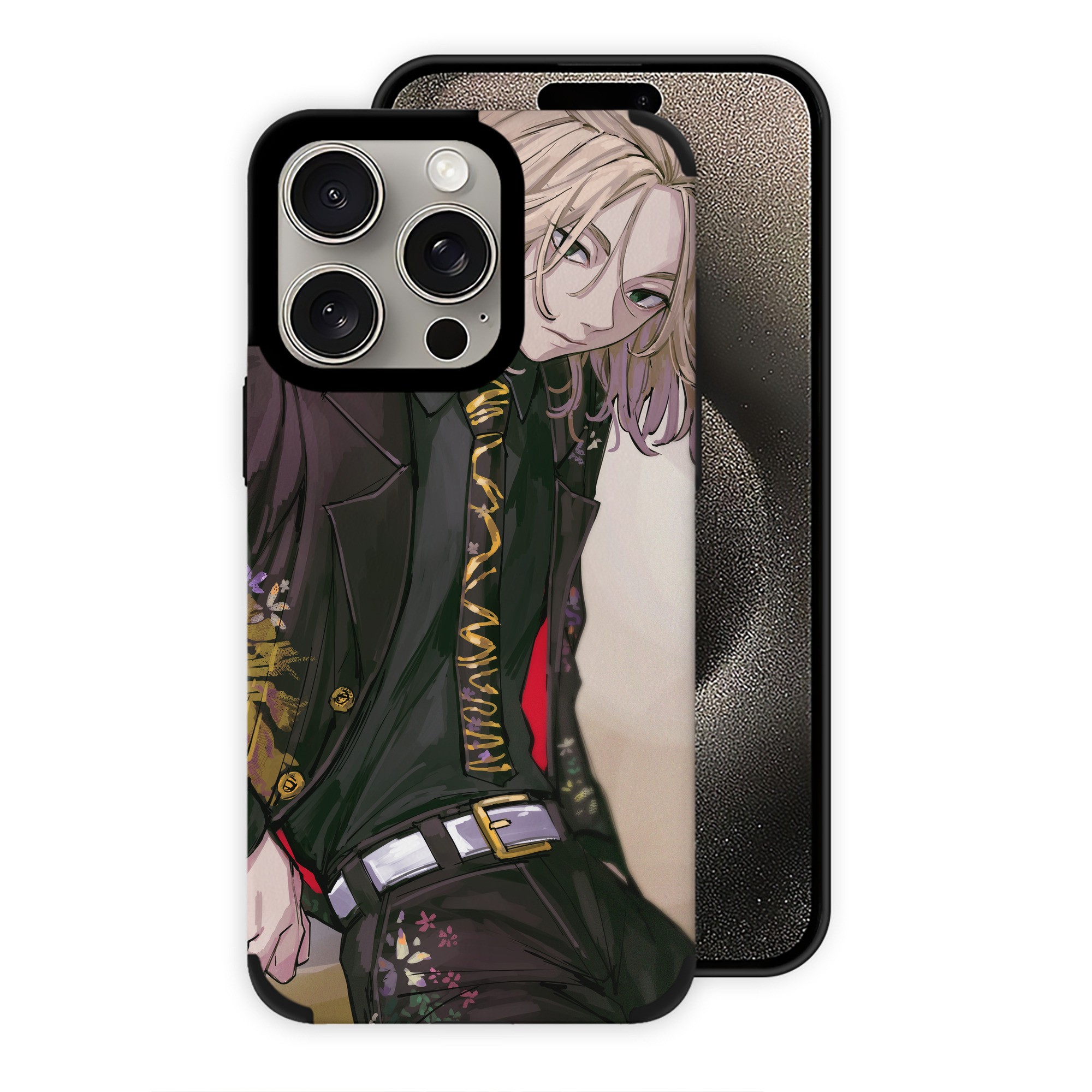 （画像用） 東京リベンジャーズ Tokyo Revengers 【iPhone15ProMax対応】 PUレザー スマホケース 耐衝撃＆黄変防止