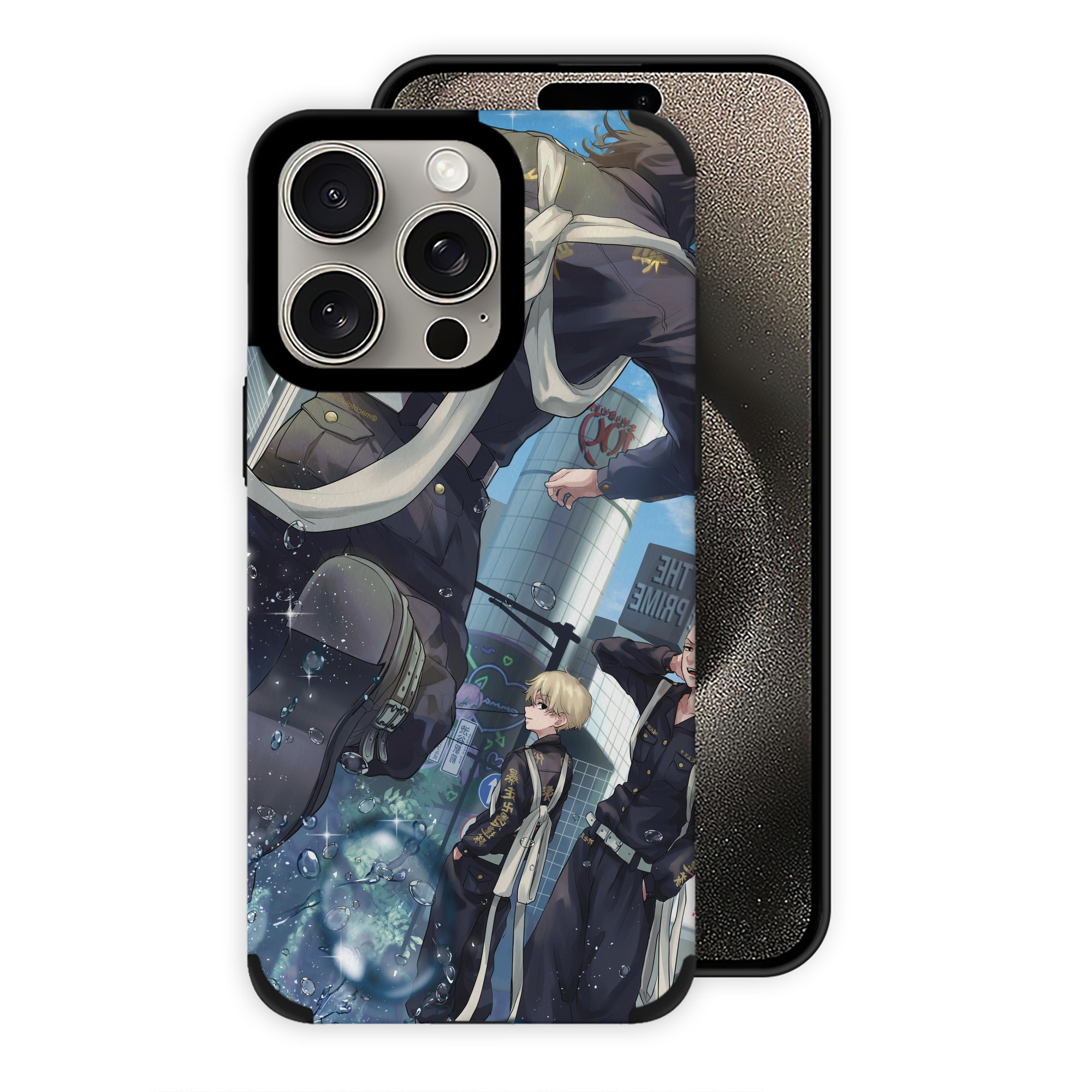 （画像用） 東京リベンジャーズ Tokyo Revengers 【iPhone15ProMax対応】 PUレザー スマホケース 耐衝撃＆黄変防止