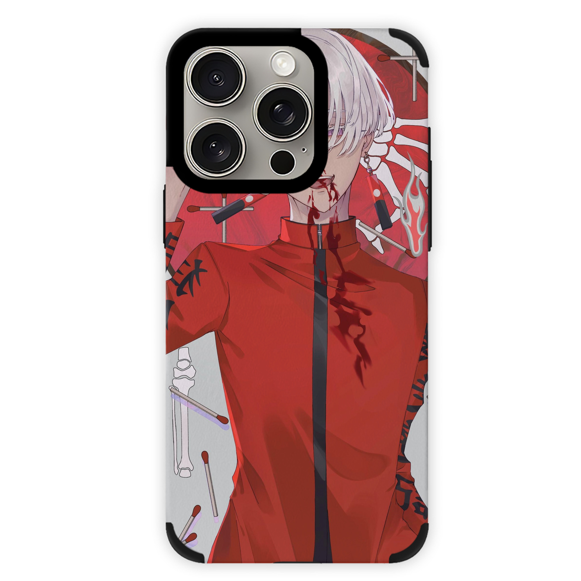 （画像用） 東京リベンジャーズ Tokyo Revengers 【iPhone15ProMax対応】 PUレザー スマホケース 耐衝撃＆黄変防止
