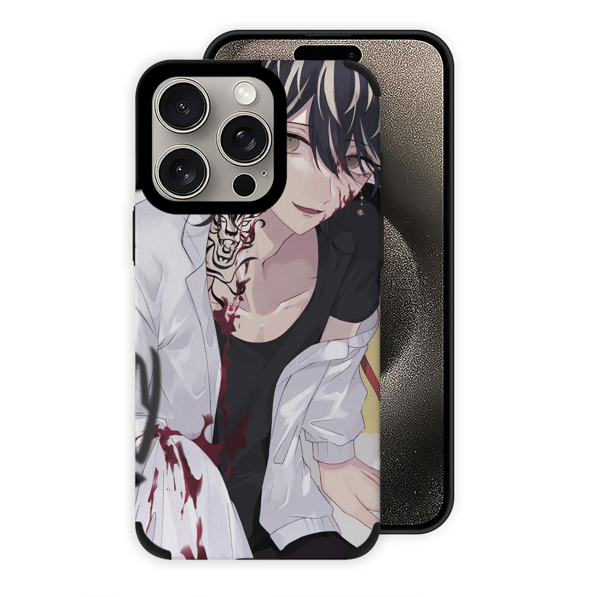 （画像用） 東京リベンジャーズ Tokyo Revengers 【iPhone15ProMax対応】 PUレザー スマホケース 耐衝撃＆黄変防止