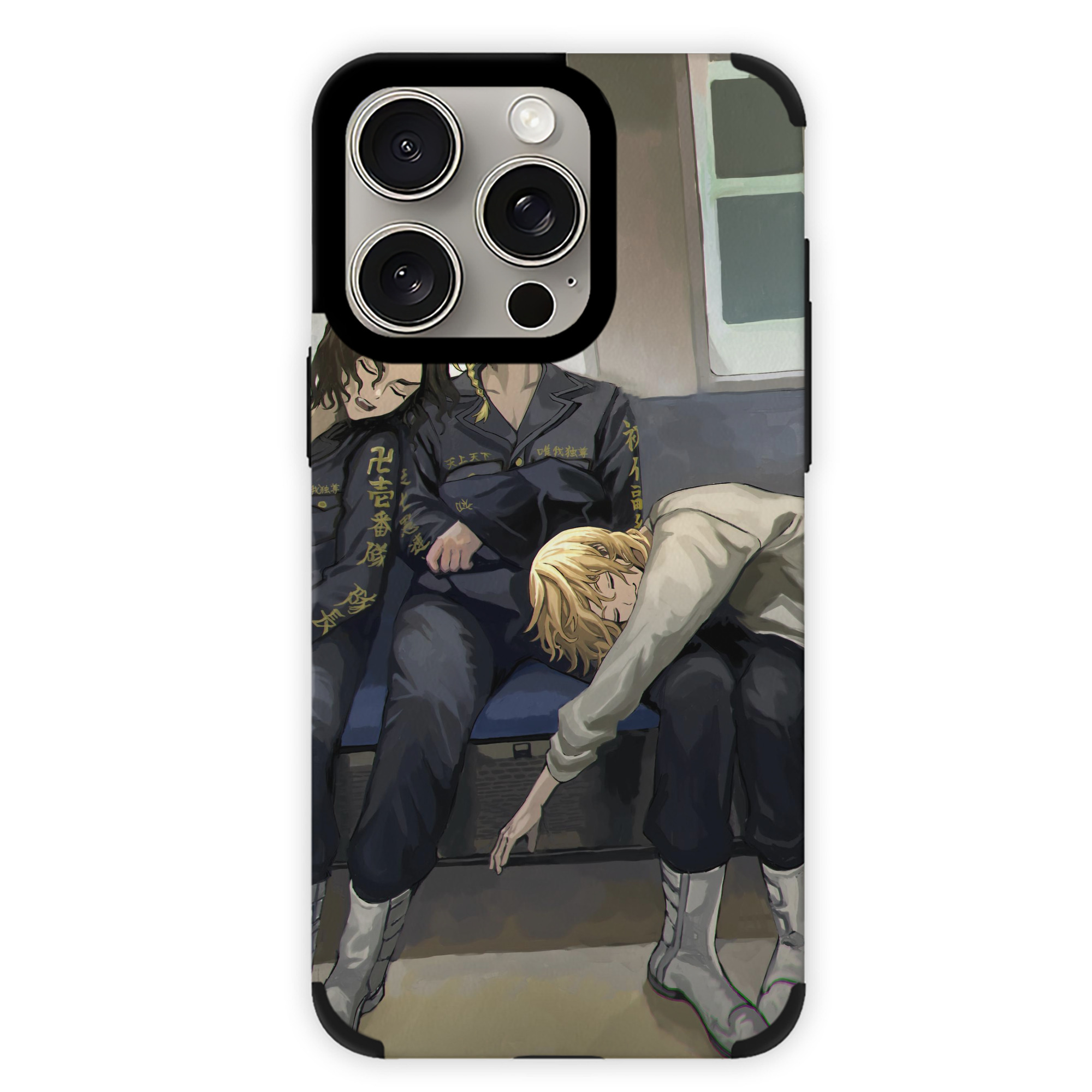 （画像用） 東京リベンジャーズ Tokyo Revengers 【iPhone15ProMax対応】 PUレザー スマホケース 耐衝撃＆黄変防止