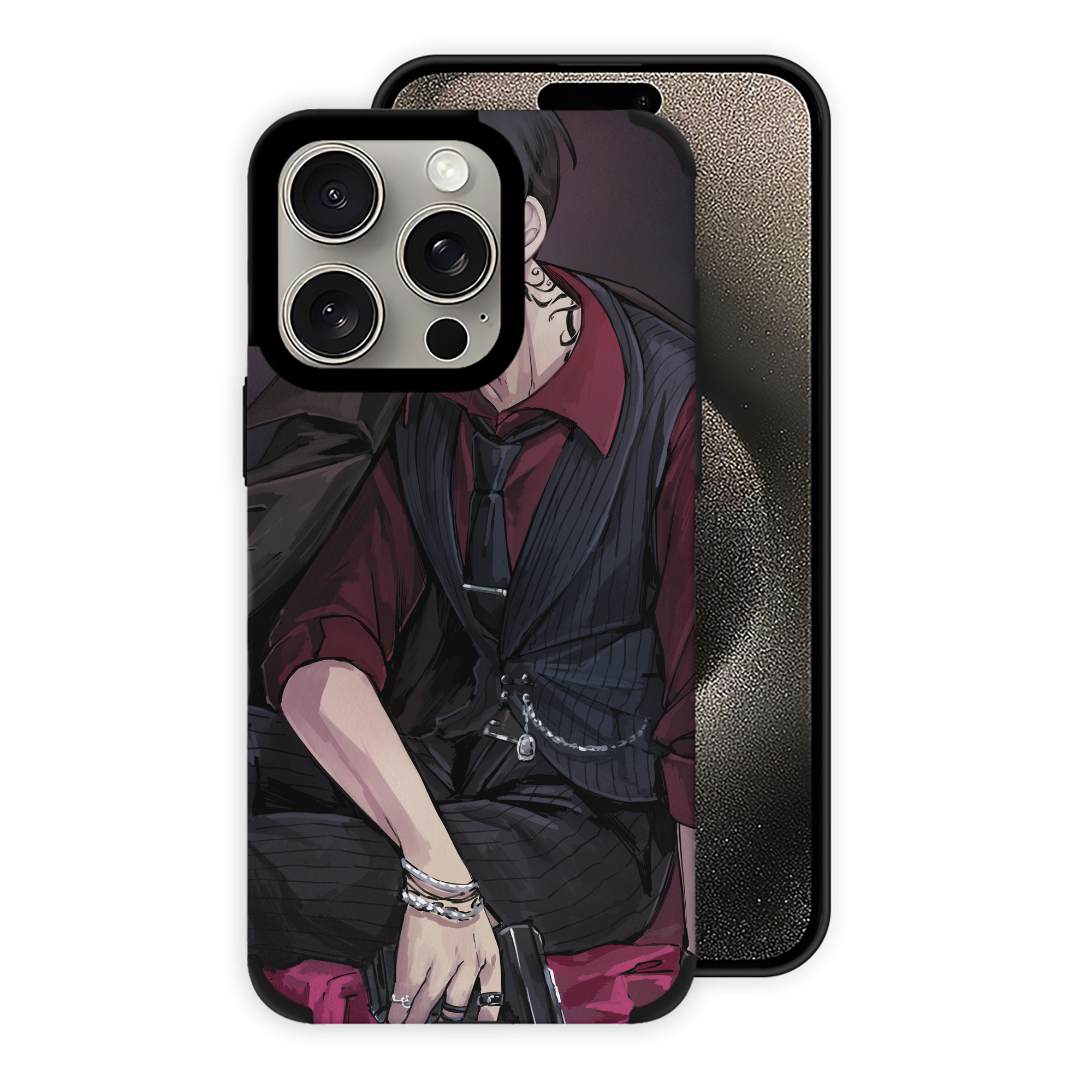 （画像用） 東京リベンジャーズ Tokyo Revengers 【iPhone15ProMax対応】 PUレザー スマホケース 耐衝撃＆黄変防止