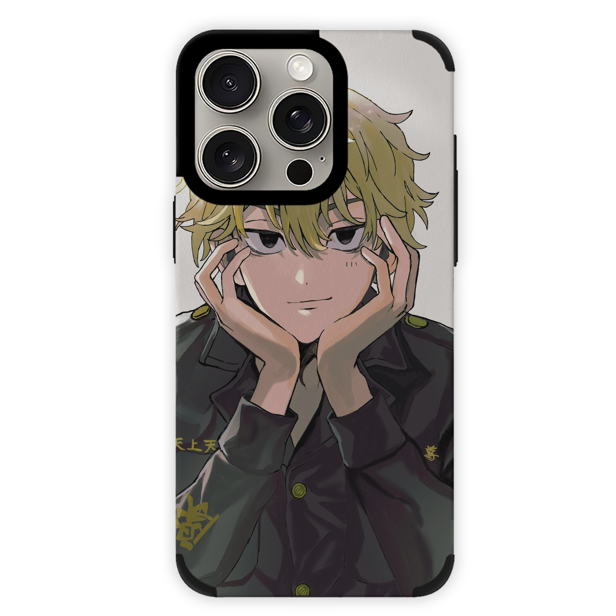 （画像用） 東京リベンジャーズ Tokyo Revengers 【iPhone15ProMax対応】 PUレザー スマホケース 耐衝撃＆黄変防止