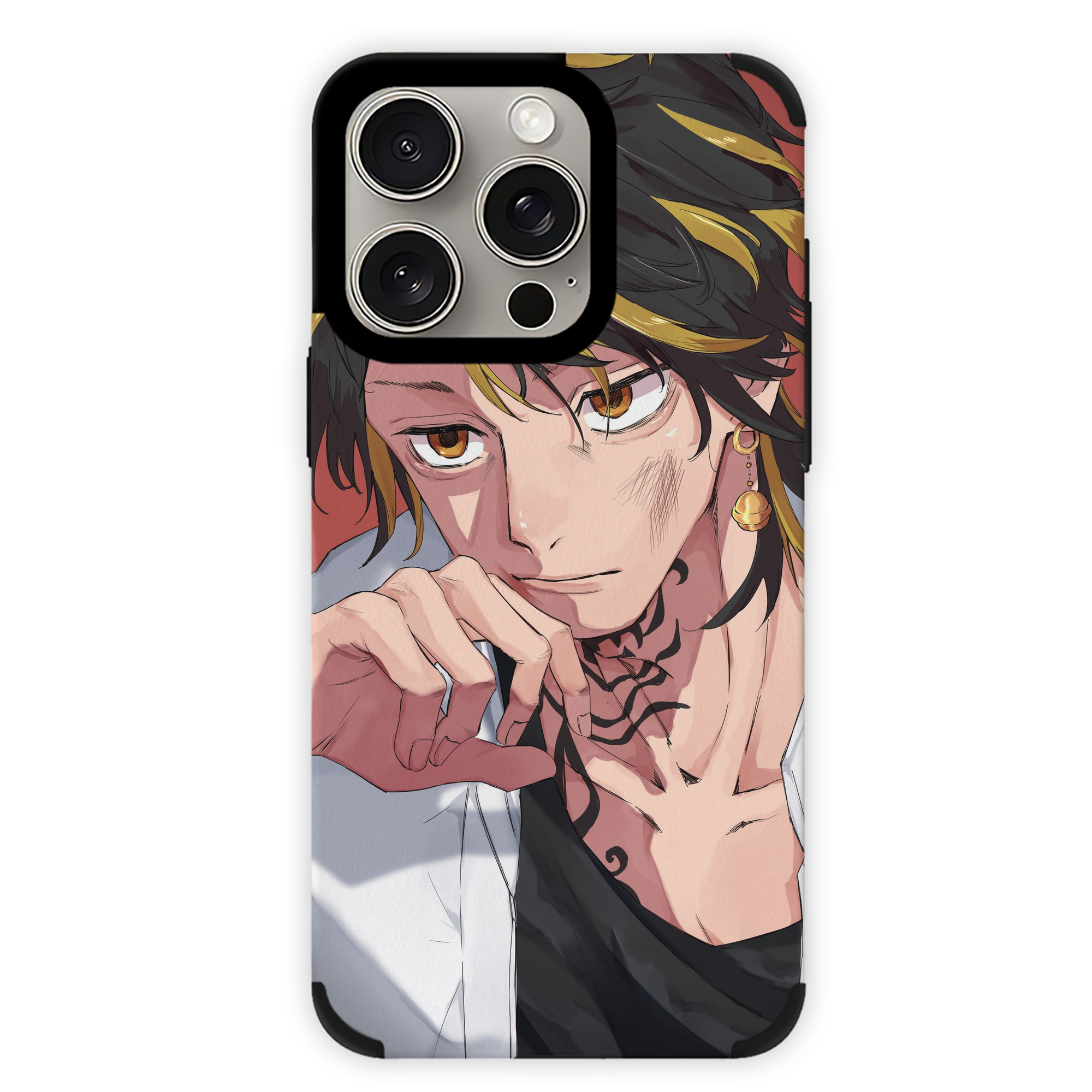 （画像用） 東京リベンジャーズ Tokyo Revengers 【iPhone15ProMax対応】 PUレザー スマホケース 耐衝撃＆黄変防止