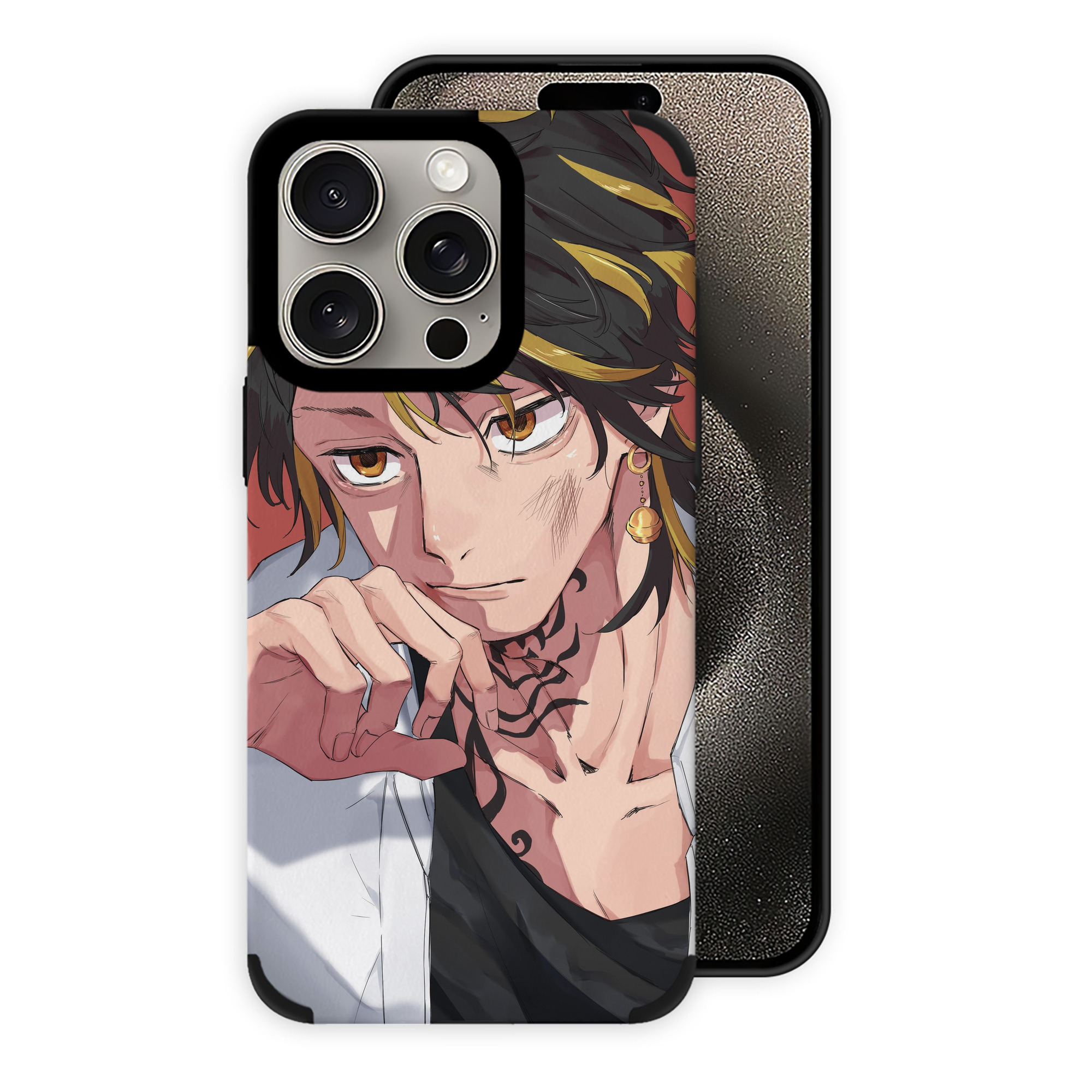 （画像用） 東京リベンジャーズ Tokyo Revengers 【iPhone15ProMax対応】 PUレザー スマホケース 耐衝撃＆黄変防止