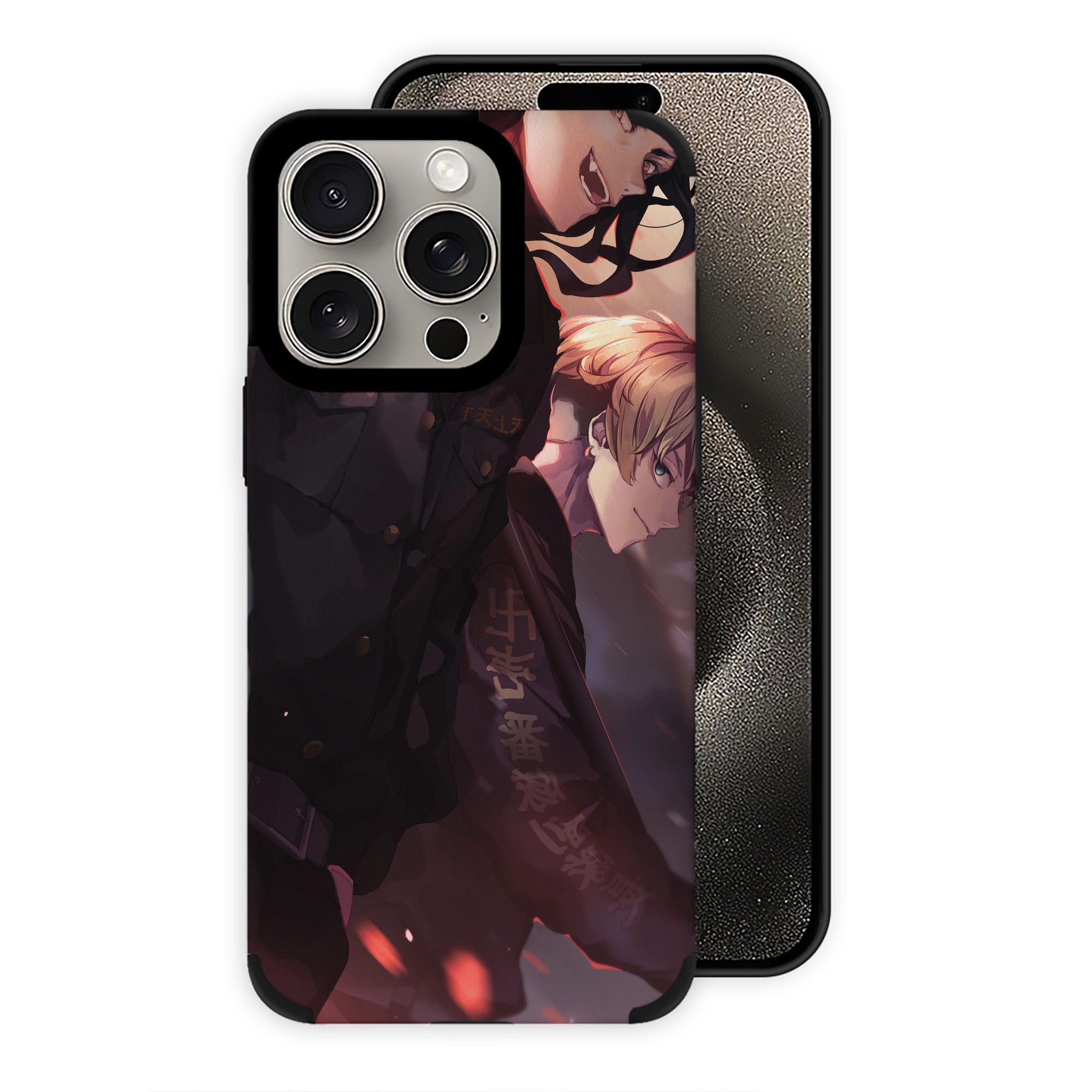 （画像用） 東京リベンジャーズ Tokyo Revengers 【iPhone15ProMax対応】 PUレザー スマホケース 耐衝撃＆黄変防止