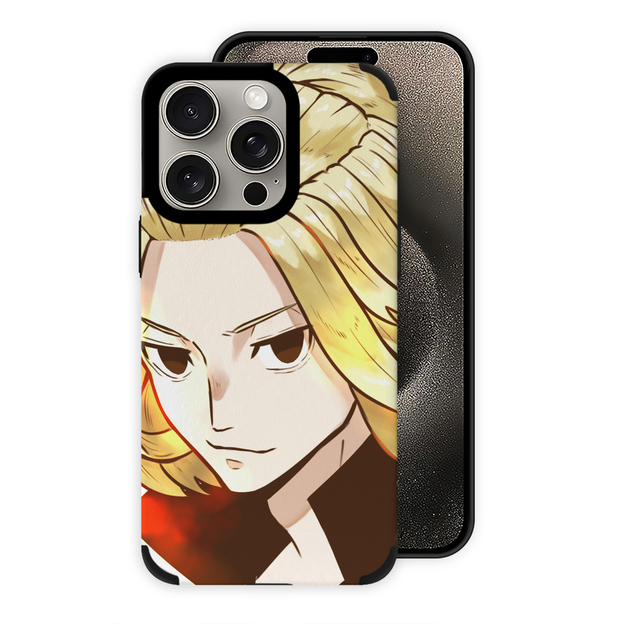 （画像用） 東京リベンジャーズ Tokyo Revengers 【iPhone15ProMax対応】 PUレザー スマホケース 耐衝撃＆黄変防止