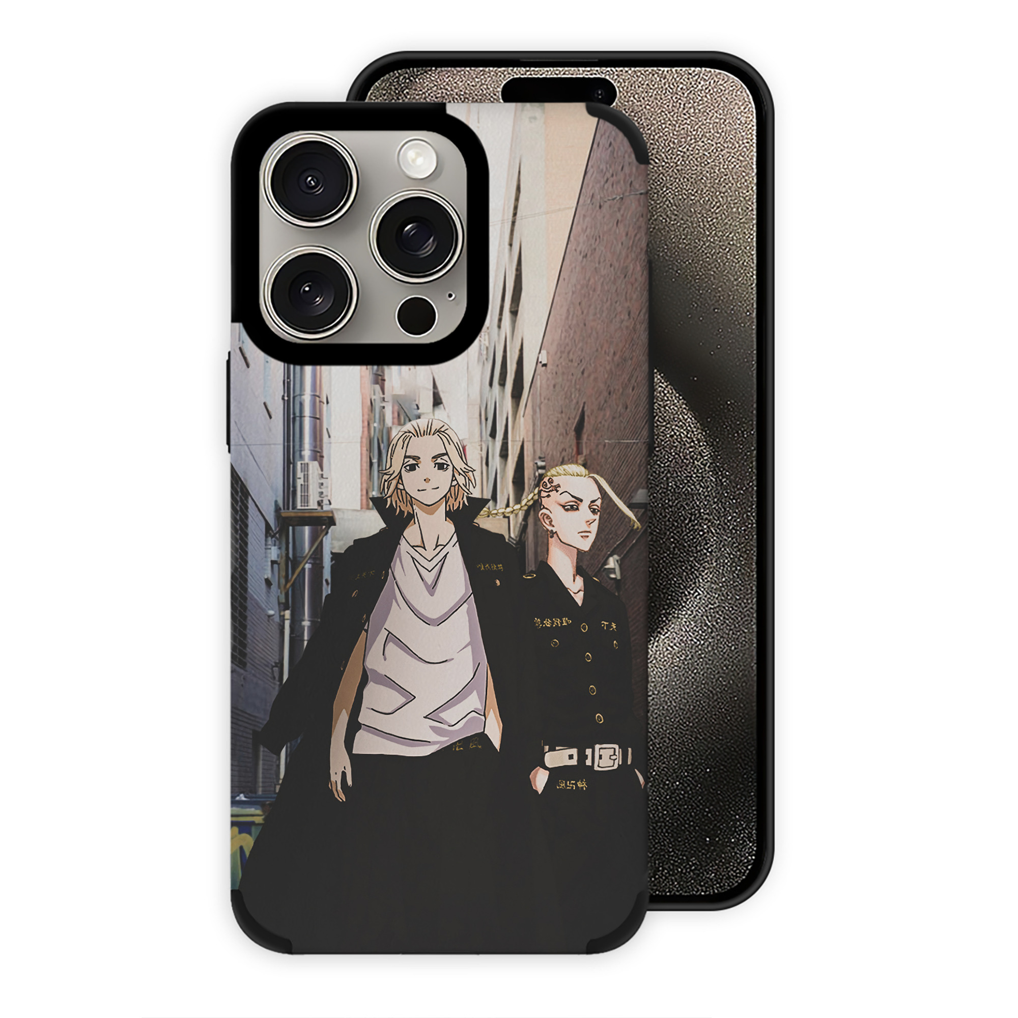 （画像用） 東京リベンジャーズ Tokyo Revengers 【iPhone15ProMax対応】 PUレザー スマホケース 耐衝撃＆黄変防止
