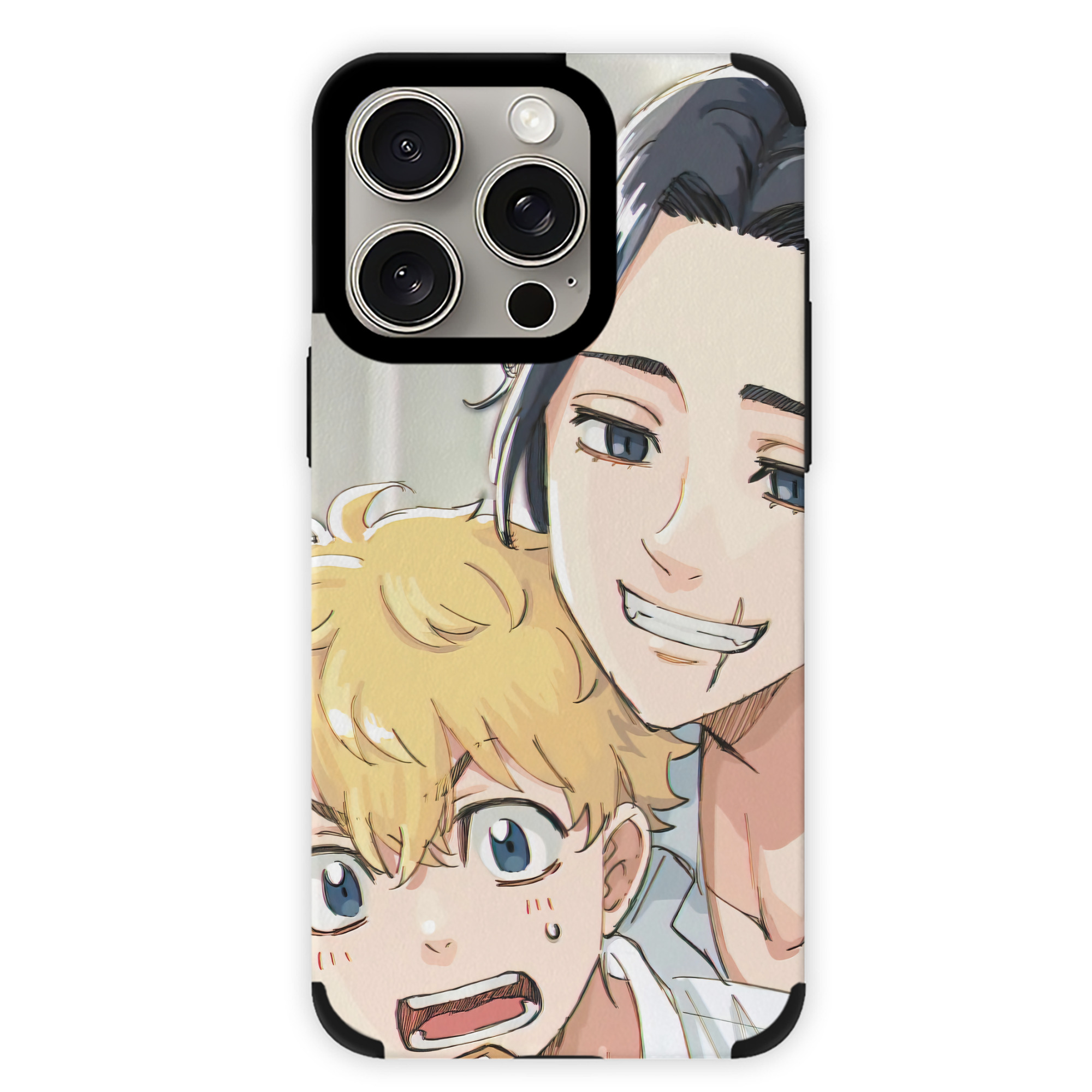 （画像用） 東京リベンジャーズ Tokyo Revengers 【iPhone15ProMax対応】 PUレザー スマホケース 耐衝撃＆黄変防止