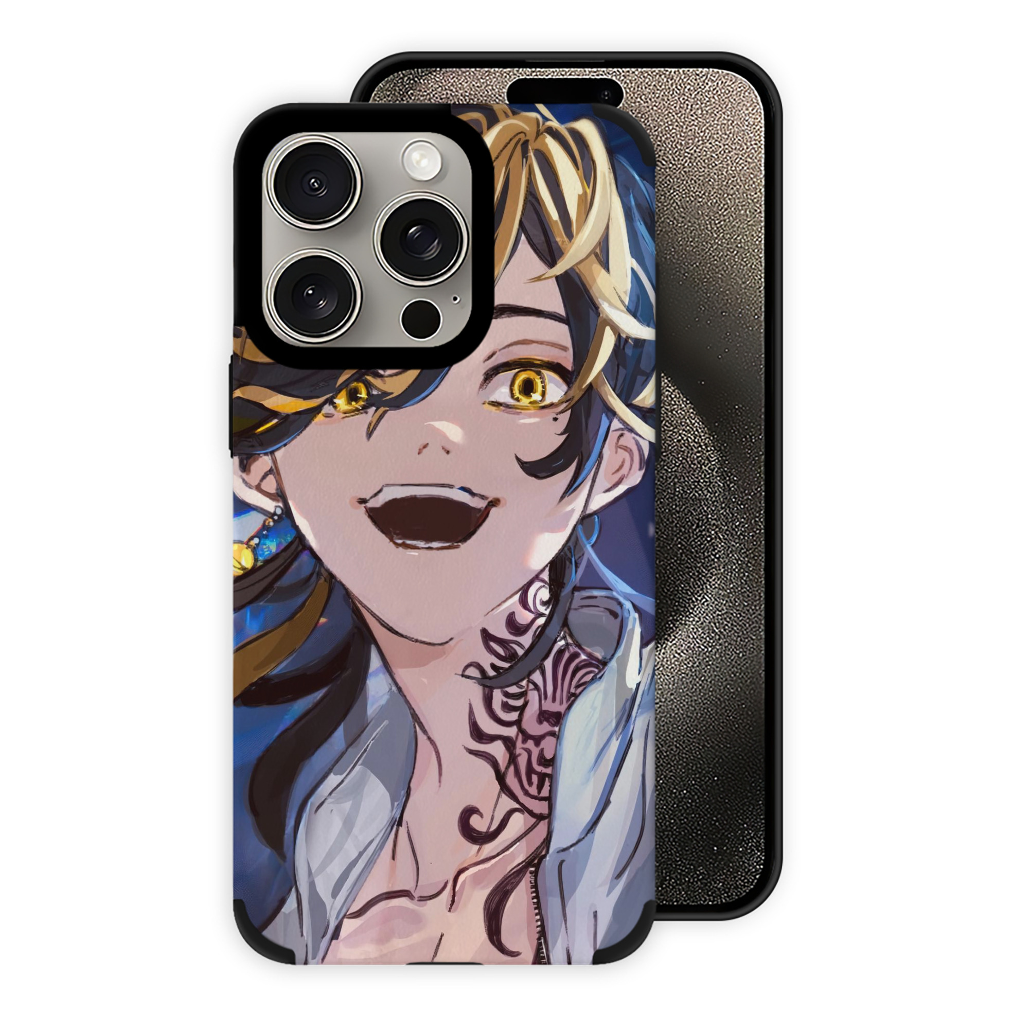 （画像用） 東京リベンジャーズ Tokyo Revengers 【iPhone15ProMax対応】 PUレザー スマホケース 耐衝撃＆黄変防止