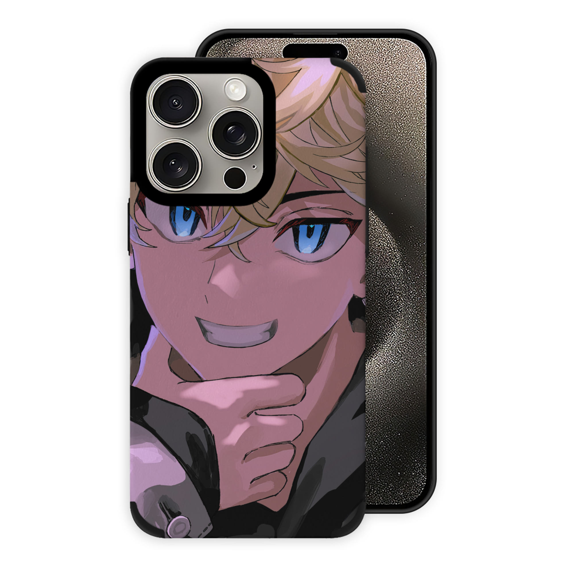 （画像用） 東京リベンジャーズ Tokyo Revengers 【iPhone15ProMax対応】 PUレザー スマホケース 耐衝撃＆黄変防止