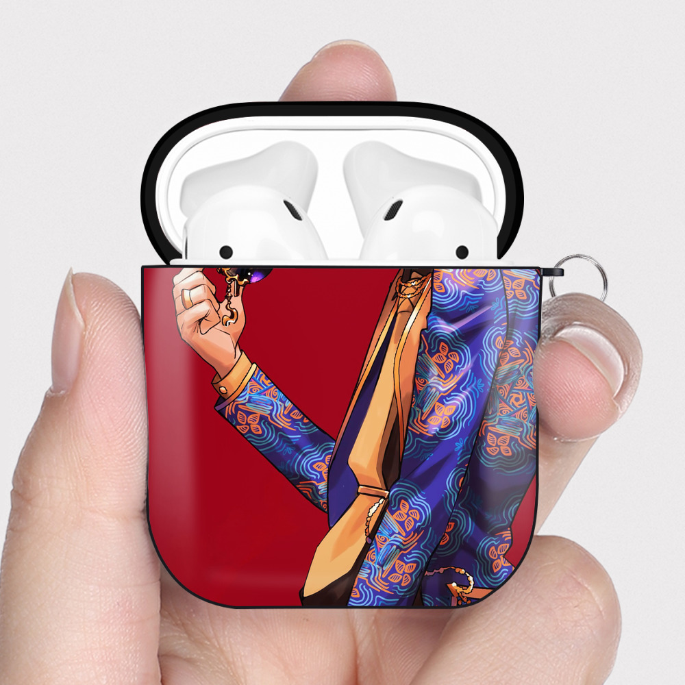 （画像用） 東京リベンジャーズ Tokyo Revengers AirPods 第2世代保護ケース ハードシェル ブラック 耐衝撃・防指紋・カラビナ付き