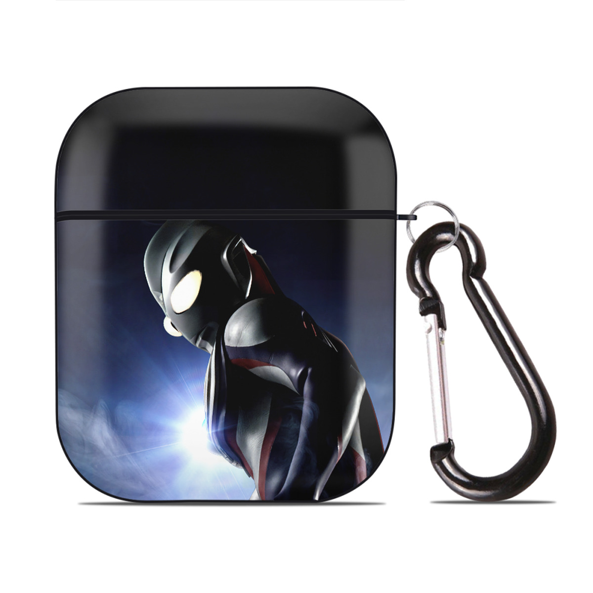 （画像用） 東京リベンジャーズ Tokyo Revengers AirPods 第2世代保護ケース ハードシェル ブラック 耐衝撃・防指紋・カラビナ付き