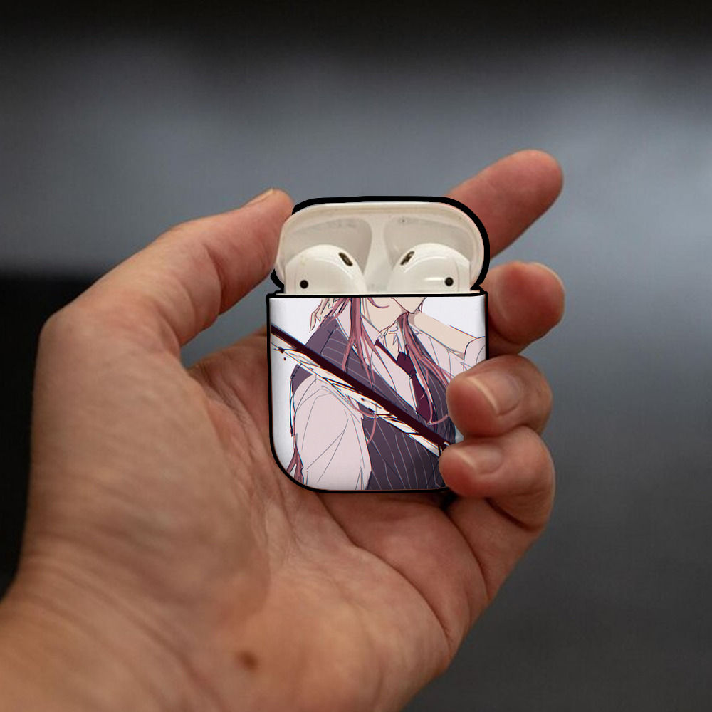 東京リベンジャーズ Tokyo Revengers AirPods 第2世代保護ケース ハードシェル ブラック 耐衝撃・防指紋・カラビナ付き