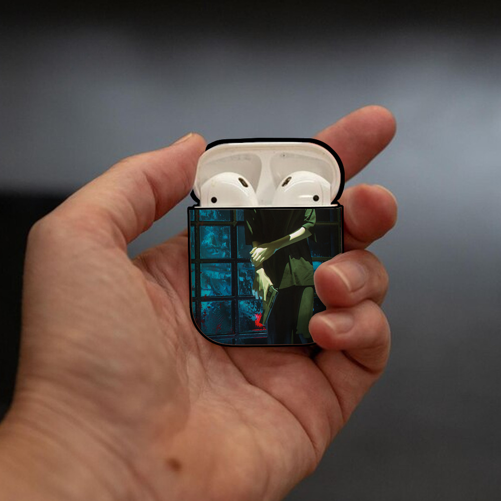 東京リベンジャーズ Tokyo Revengers AirPods 第2世代保護ケース ハードシェル ブラック 耐衝撃・防指紋・カラビナ付き