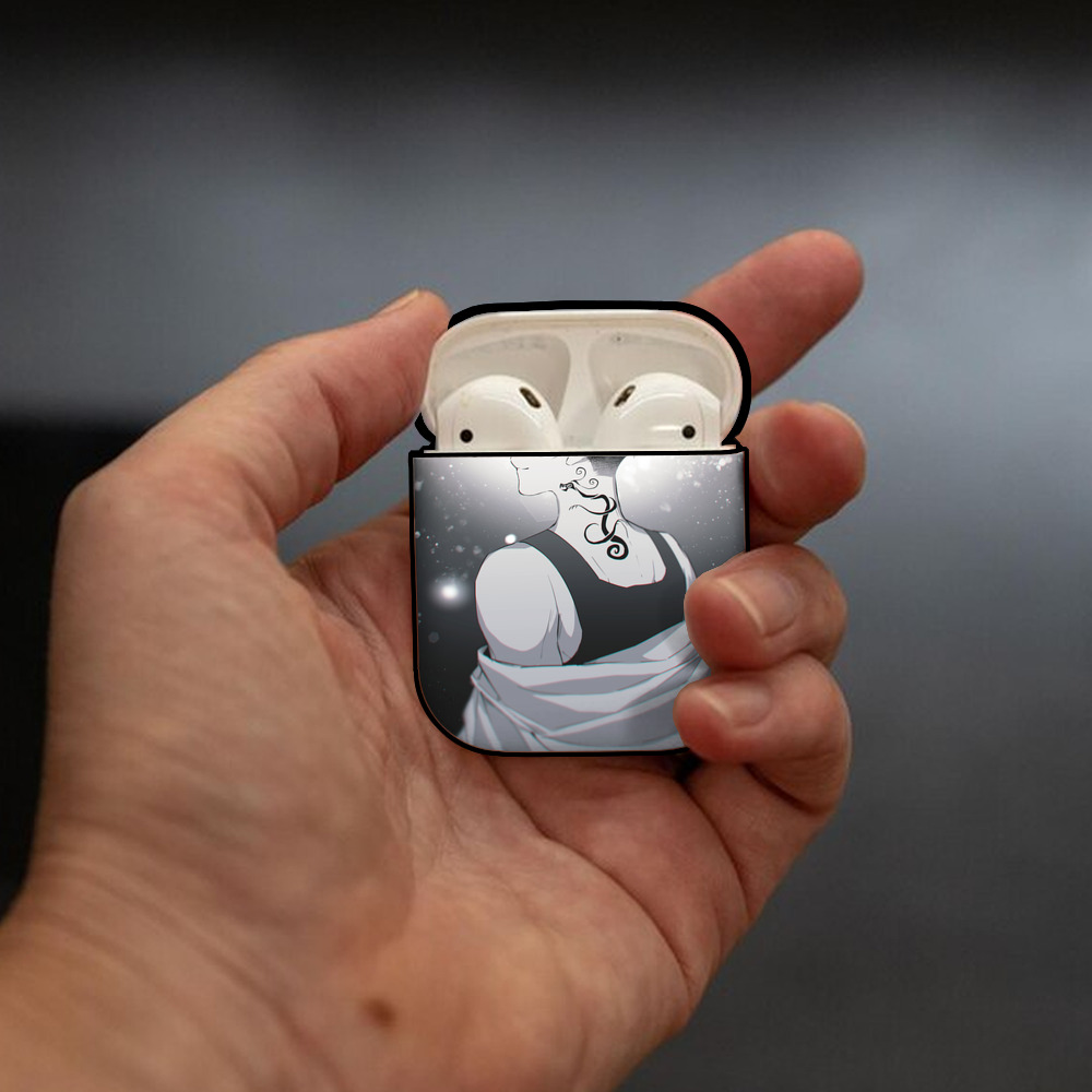 東京リベンジャーズ Tokyo Revengers AirPods 第2世代保護ケース ハードシェル ブラック 耐衝撃・防指紋・カラビナ付き