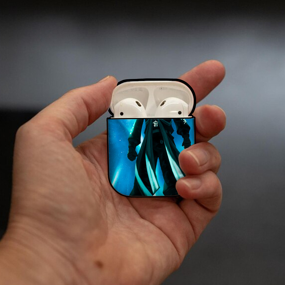 東京リベンジャーズ Tokyo Revengers AirPods 第2世代保護ケース ハードシェル ブラック 耐衝撃・防指紋・カラビナ付き