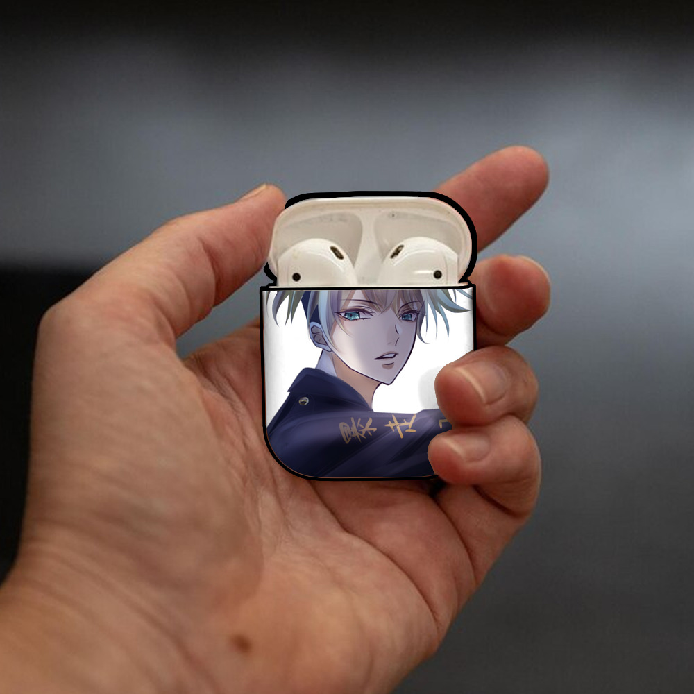 東京リベンジャーズ Tokyo Revengers AirPods 第2世代保護ケース ハードシェル ブラック 耐衝撃・防指紋・カラビナ付き