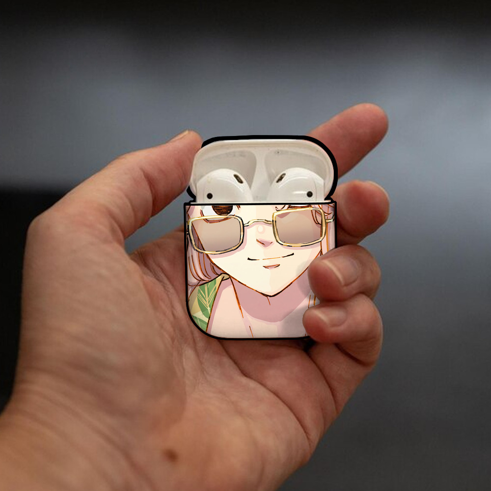 東京リベンジャーズ Tokyo Revengers AirPods 第2世代保護ケース ハードシェル ブラック 耐衝撃・防指紋・カラビナ付き