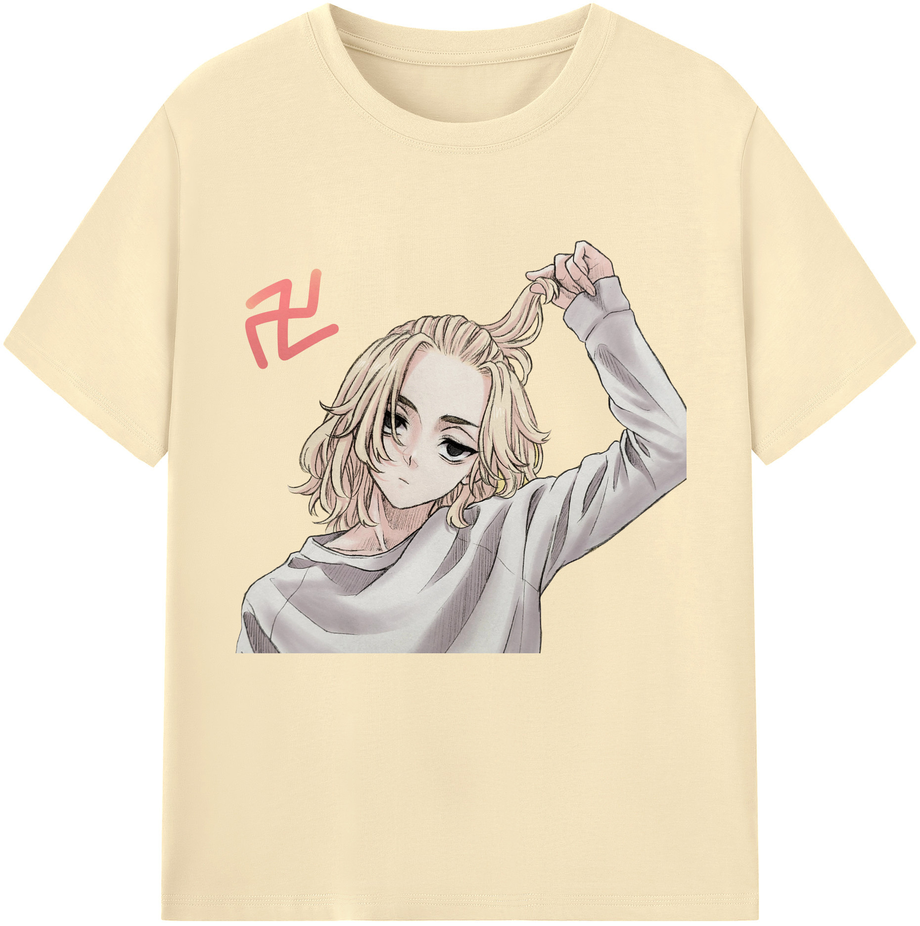 （画像用） 東京リベンジャーズ Tokyo Revengers 綿100％半袖Tシャツ（フロントプリント）