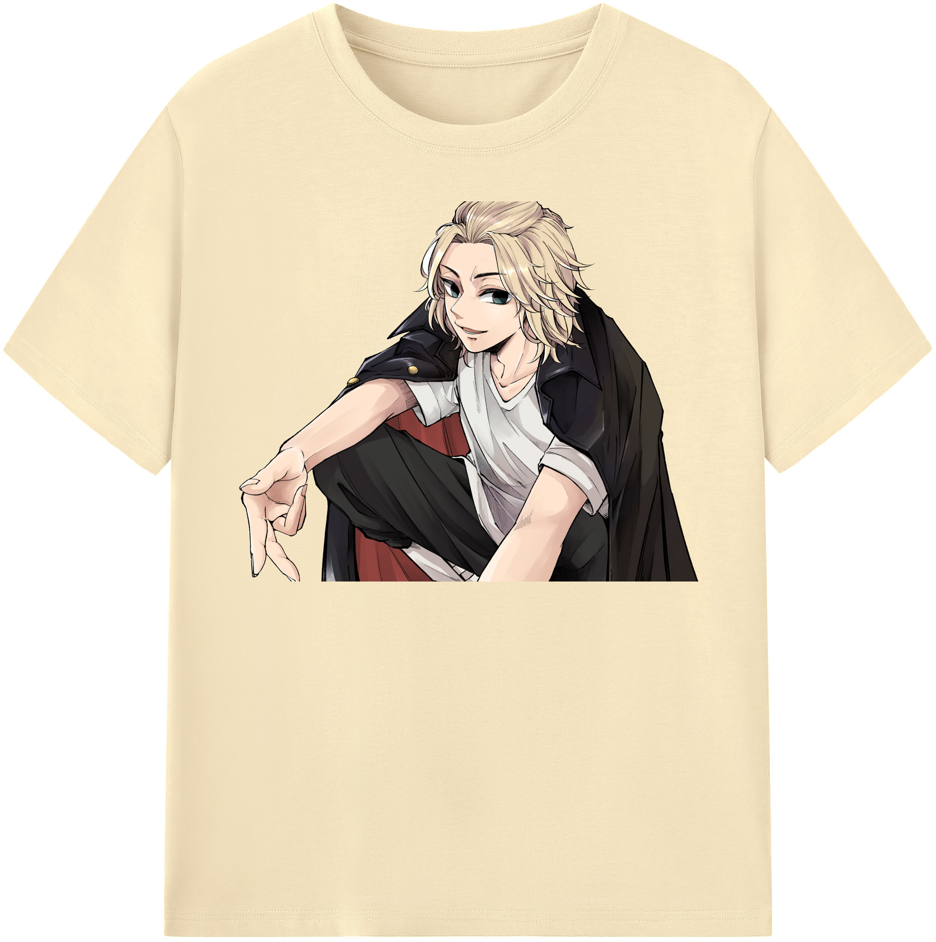 （画像用） 東京リベンジャーズ Tokyo Revengers 綿100％半袖Tシャツ（フロントプリント）