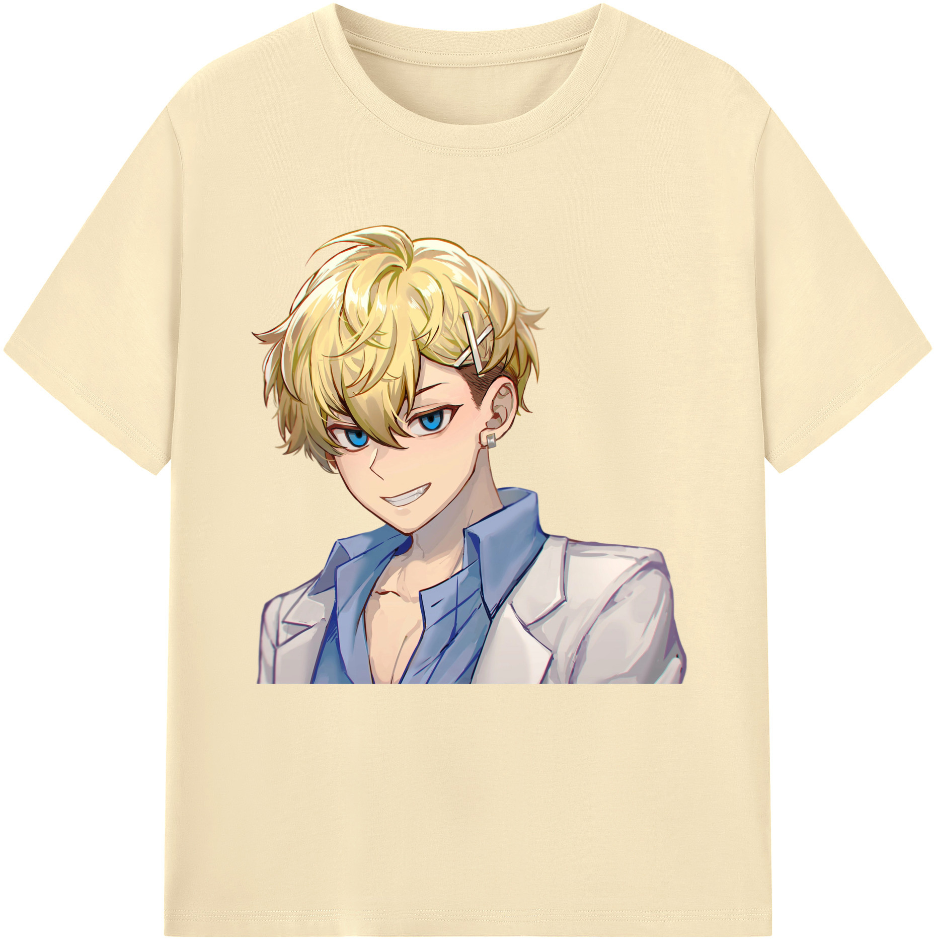 （画像用） 東京リベンジャーズ Tokyo Revengers 綿100％半袖Tシャツ（フロントプリント）