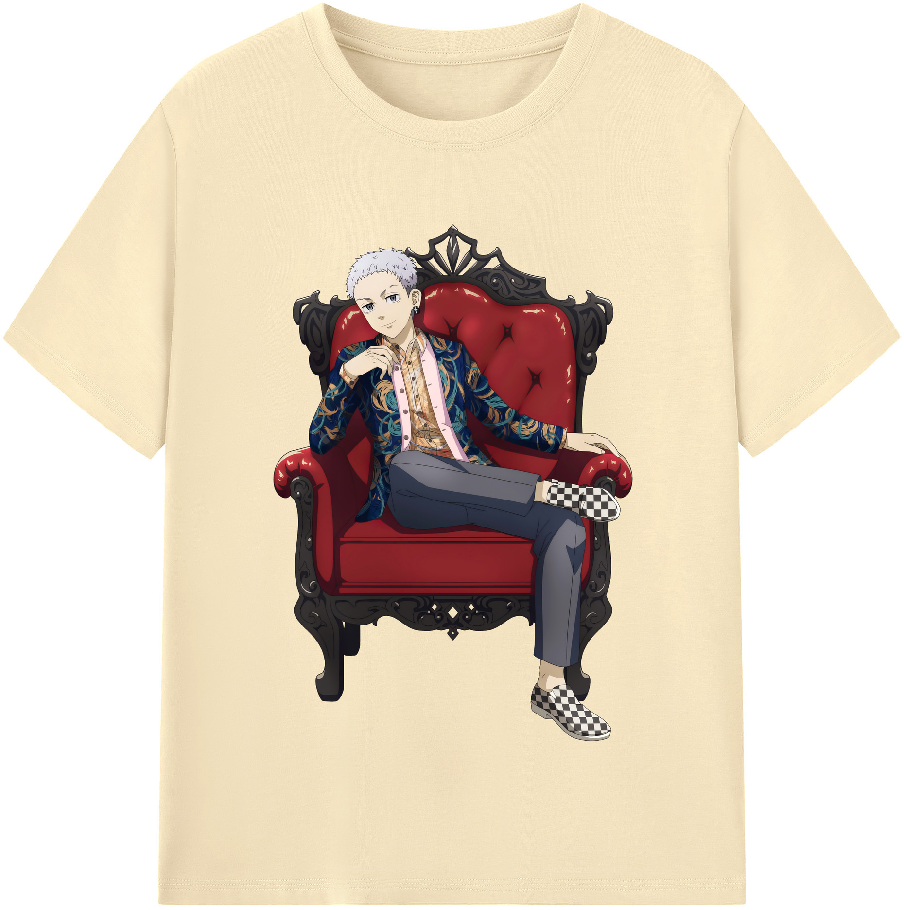 （画像用） 東京リベンジャーズ Tokyo Revengers 綿100％半袖Tシャツ（フロントプリント）