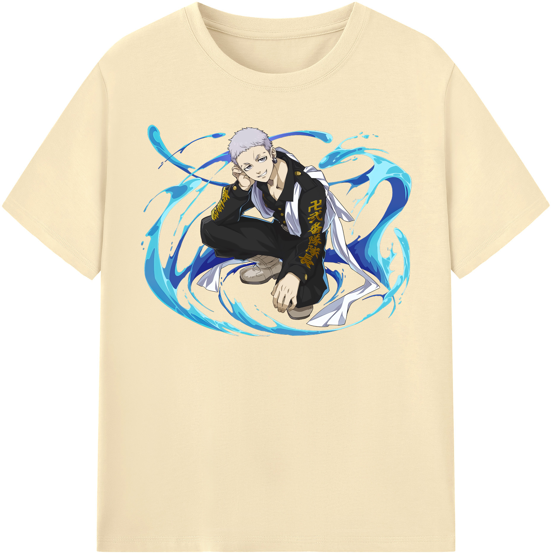 （画像用） 東京リベンジャーズ Tokyo Revengers 綿100％半袖Tシャツ（フロントプリント）