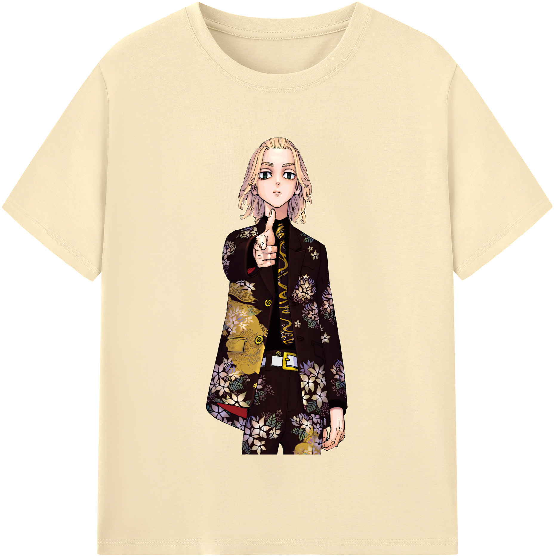 （画像用） 東京リベンジャーズ Tokyo Revengers 綿100％半袖Tシャツ（フロントプリント）