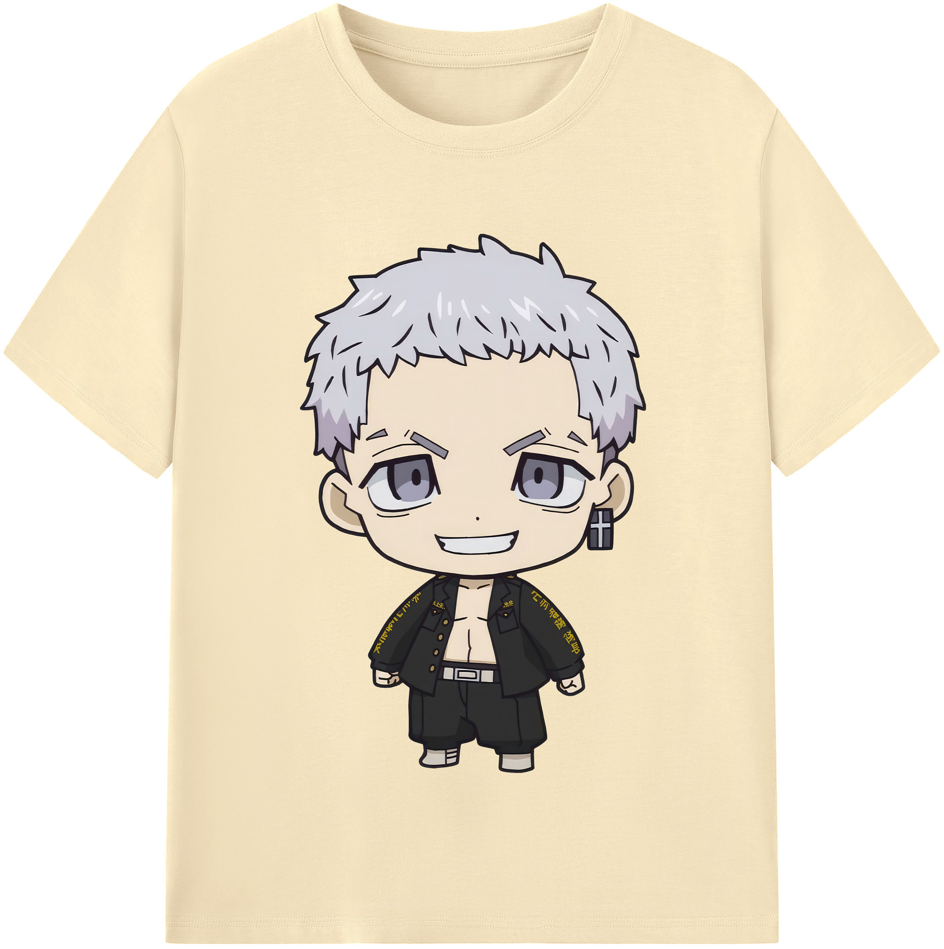 （画像用） 東京リベンジャーズ Tokyo Revengers 綿100％半袖Tシャツ（フロントプリント）