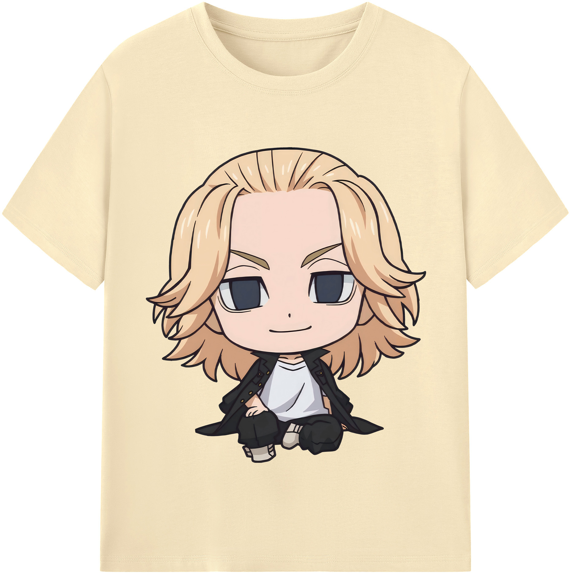 （画像用） 東京リベンジャーズ Tokyo Revengers 綿100％半袖Tシャツ（フロントプリント）