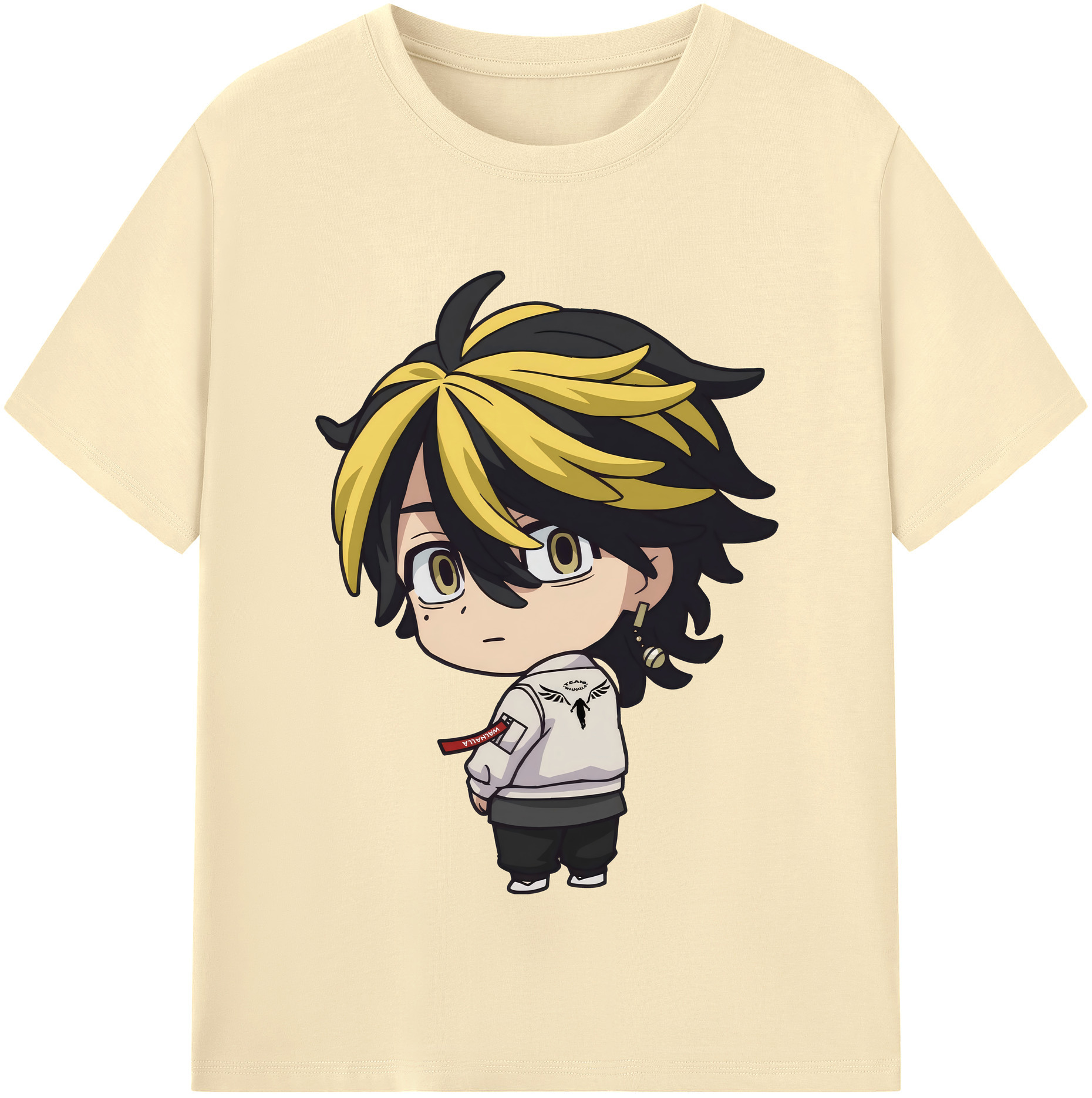 （画像用） 東京リベンジャーズ Tokyo Revengers 綿100％半袖Tシャツ（フロントプリント）