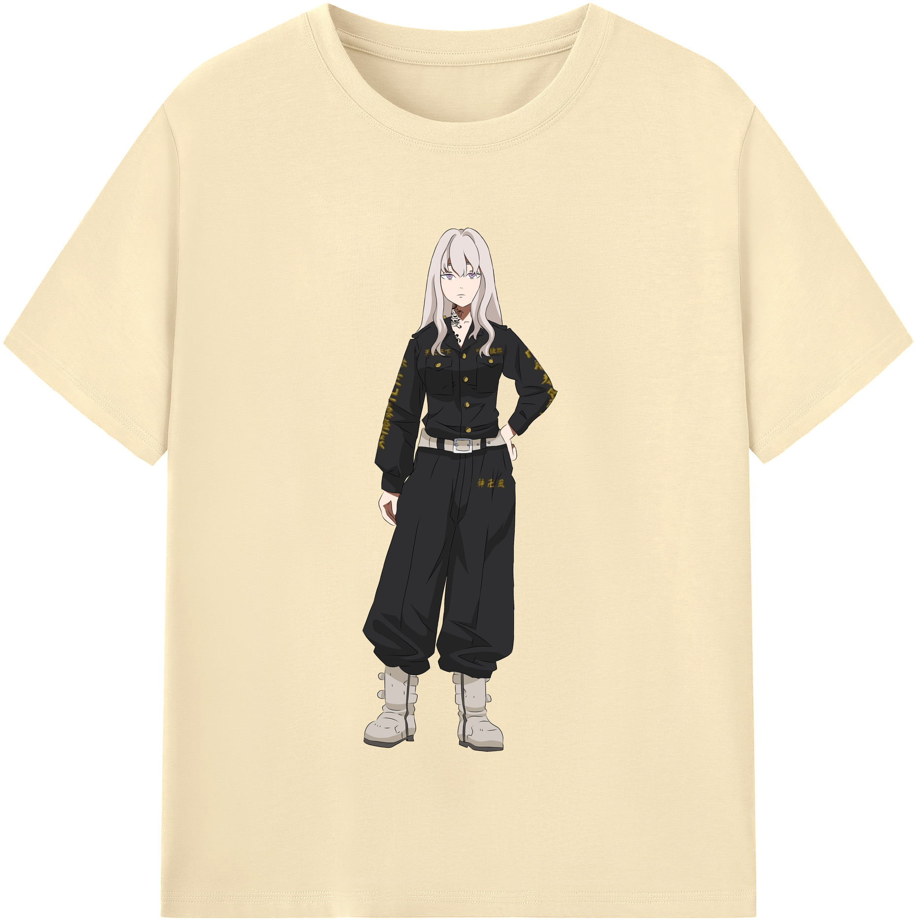 （画像用） 東京リベンジャーズ Tokyo Revengers 綿100％半袖Tシャツ（フロントプリント）