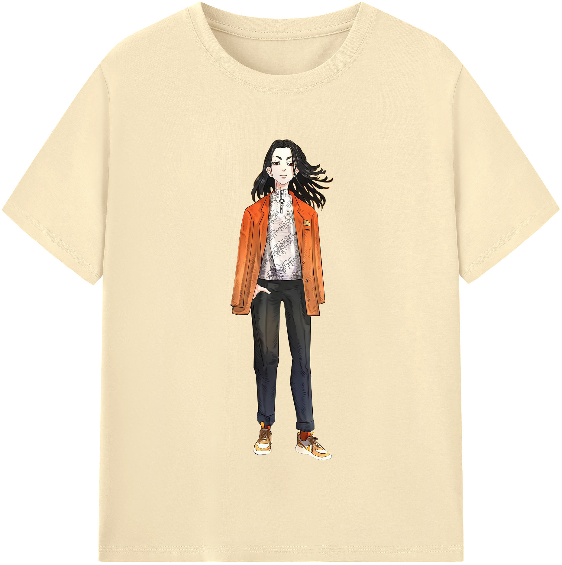 （画像用） 東京リベンジャーズ Tokyo Revengers 綿100％半袖Tシャツ（フロントプリント）