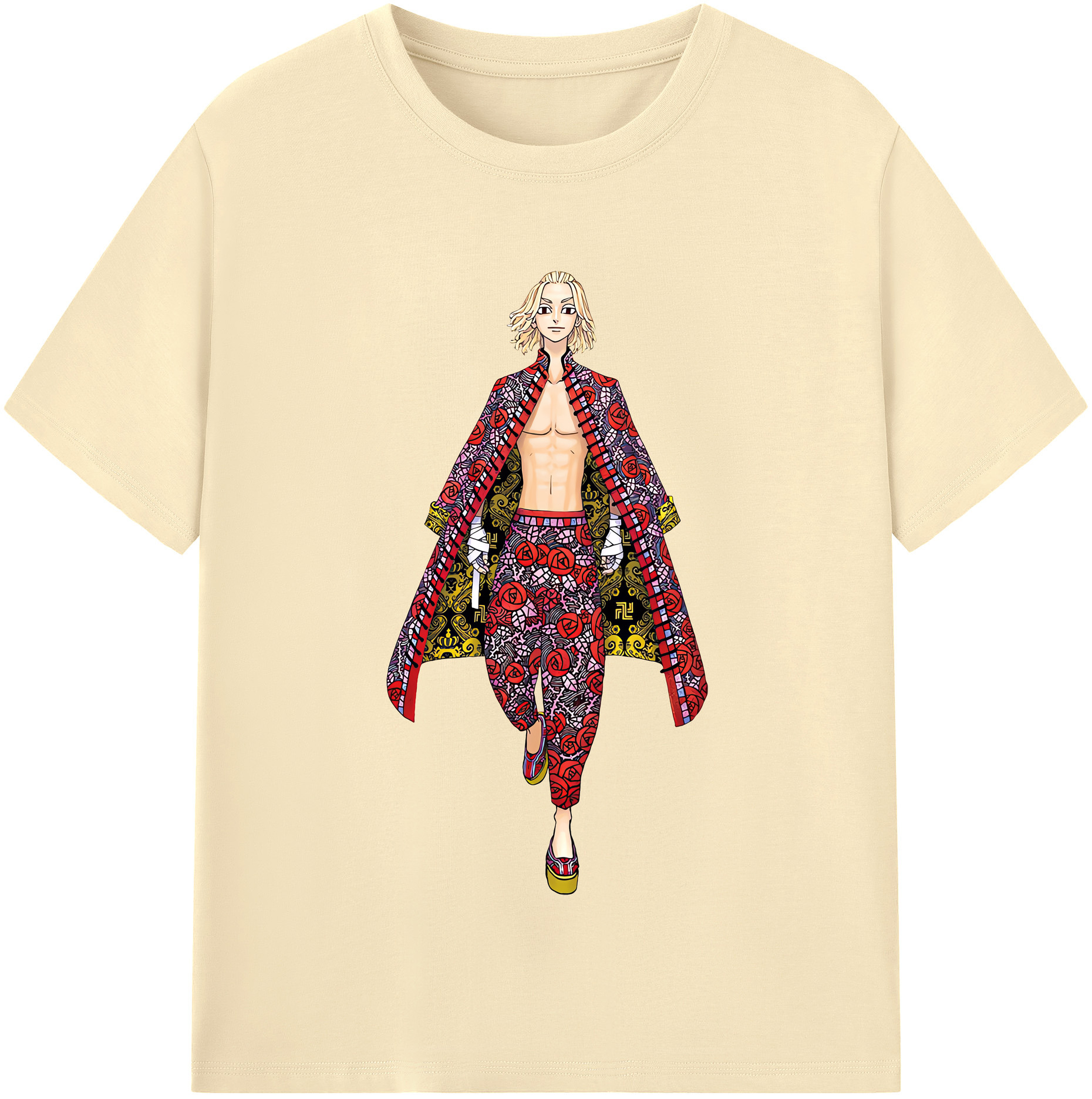 （画像用） 東京リベンジャーズ Tokyo Revengers 綿100％半袖Tシャツ（フロントプリント）
