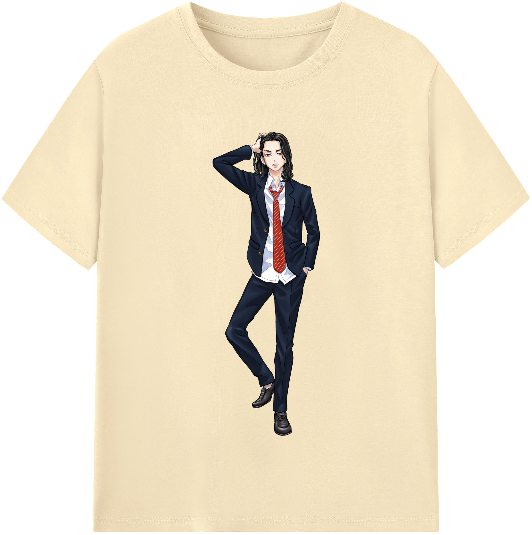 （画像用） 東京リベンジャーズ Tokyo Revengers 綿100％半袖Tシャツ（フロントプリント）