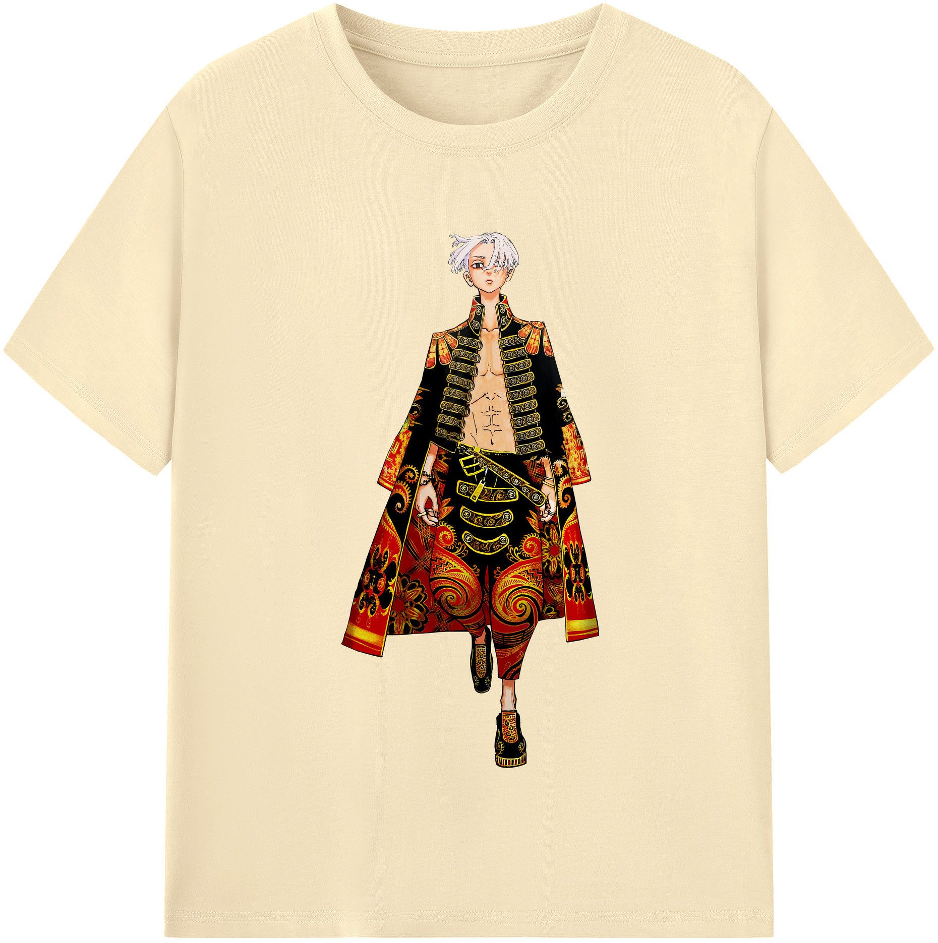 （画像用） 東京リベンジャーズ Tokyo Revengers 綿100％半袖Tシャツ（フロントプリント）