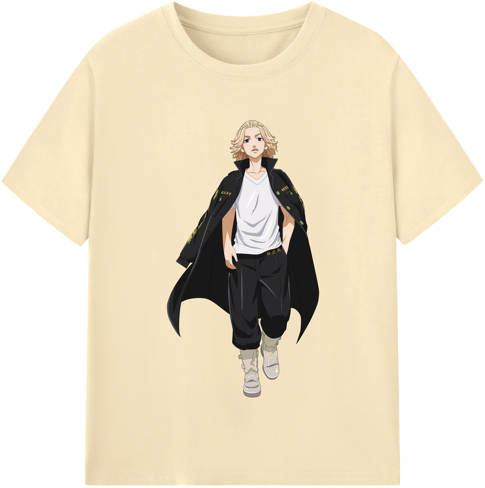 （画像用） 東京リベンジャーズ Tokyo Revengers 綿100％半袖Tシャツ（フロントプリント）