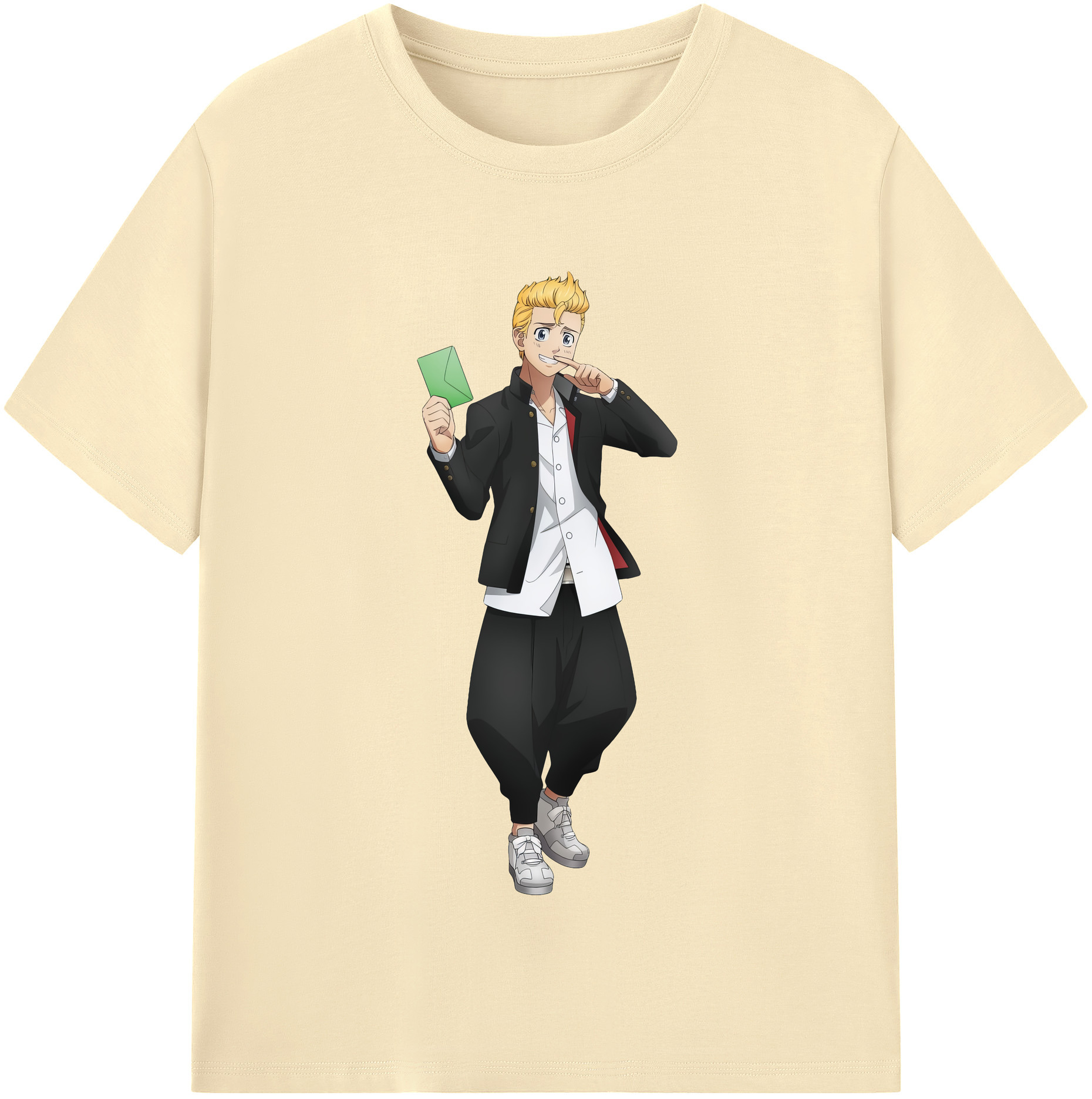 （画像用） 東京リベンジャーズ Tokyo Revengers 綿100％半袖Tシャツ（フロントプリント）