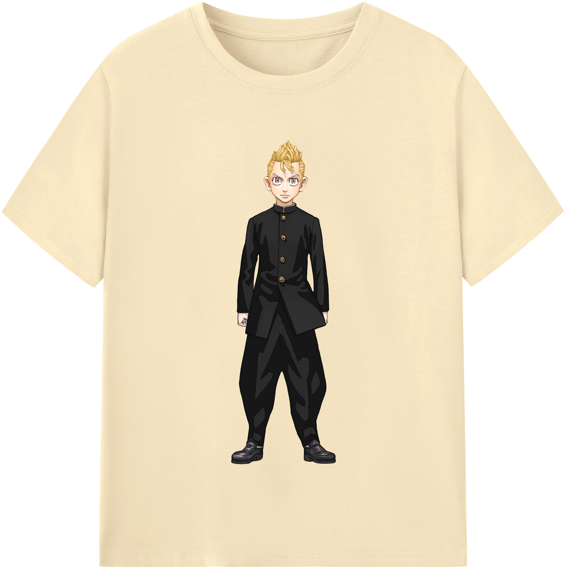 （画像用） 東京リベンジャーズ Tokyo Revengers 綿100％半袖Tシャツ（フロントプリント）