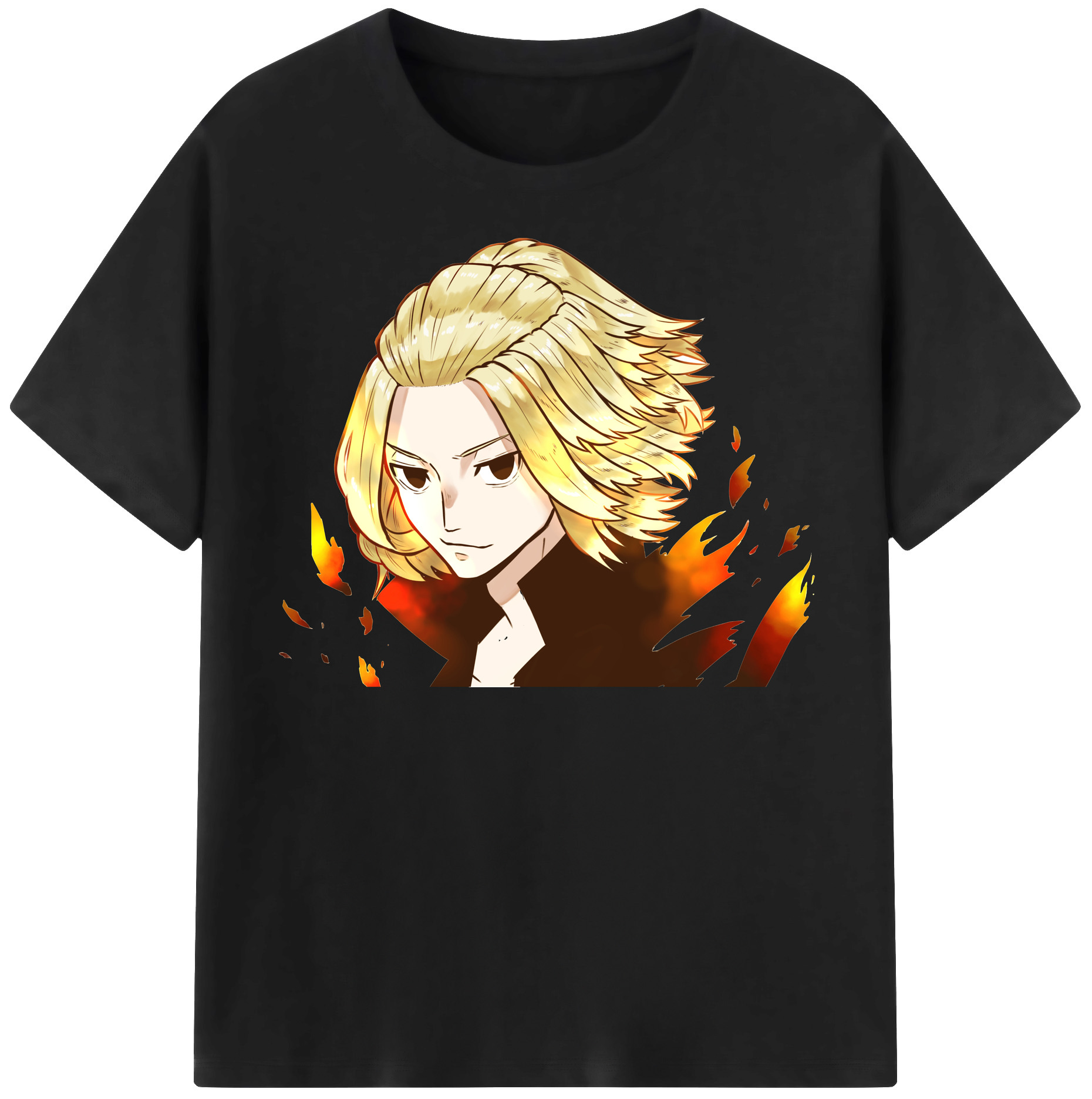 （画像用） 東京リベンジャーズ Tokyo Revengers 綿100％半袖Tシャツ（フロントプリント）