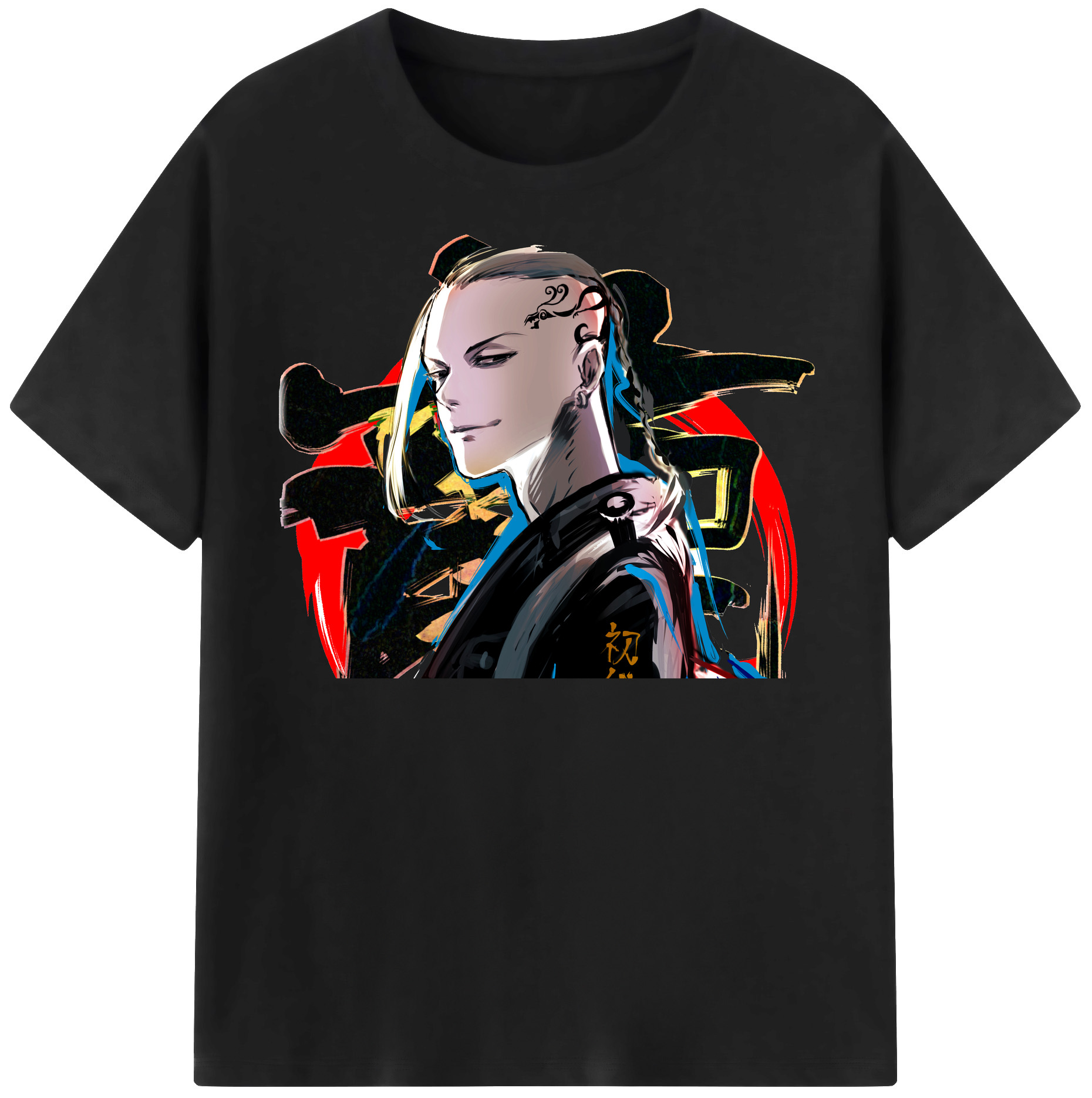 （画像用） 東京リベンジャーズ Tokyo Revengers 綿100％半袖Tシャツ（フロントプリント）