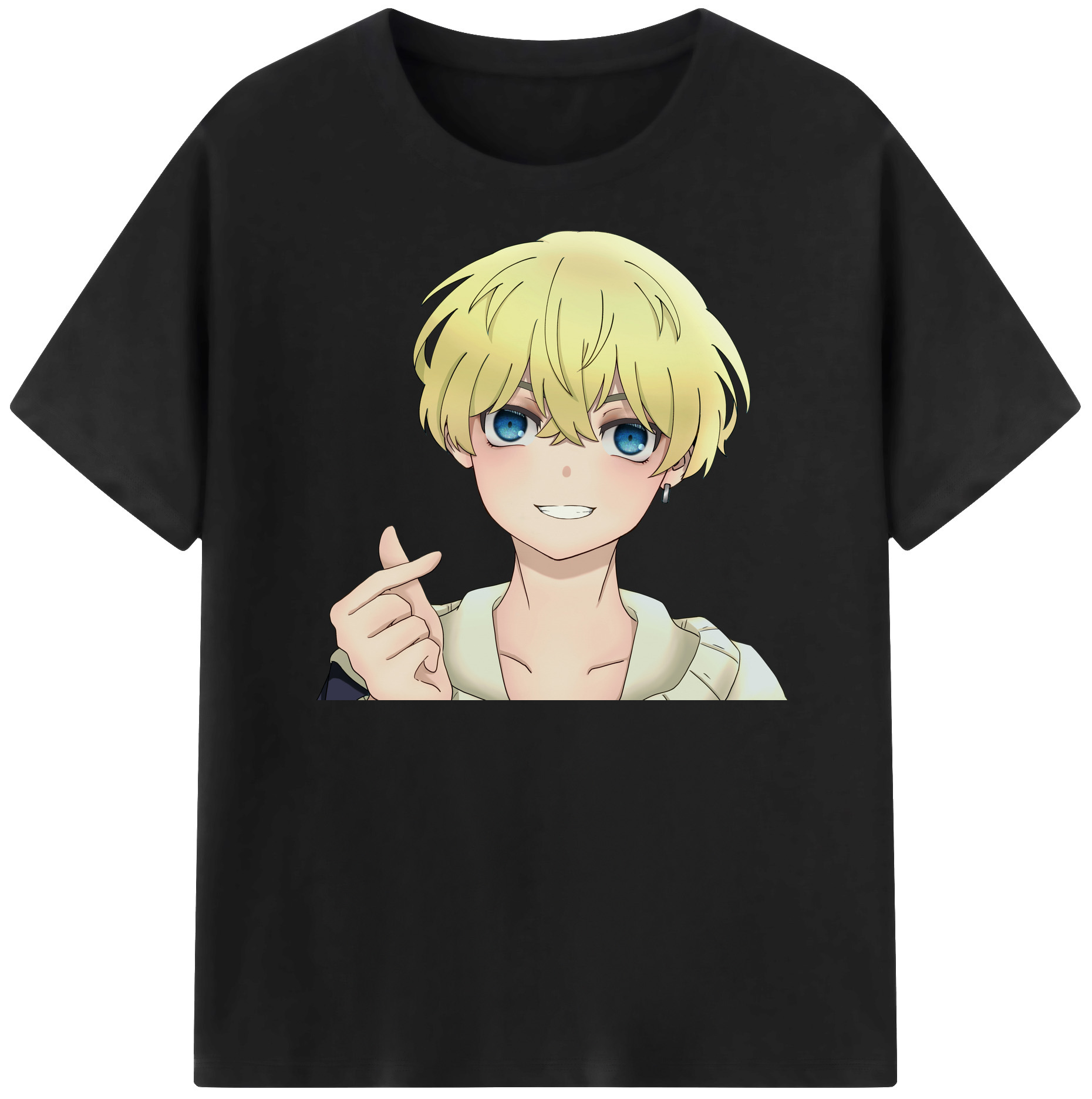 （画像用） 東京リベンジャーズ Tokyo Revengers 綿100％半袖Tシャツ（フロントプリント）