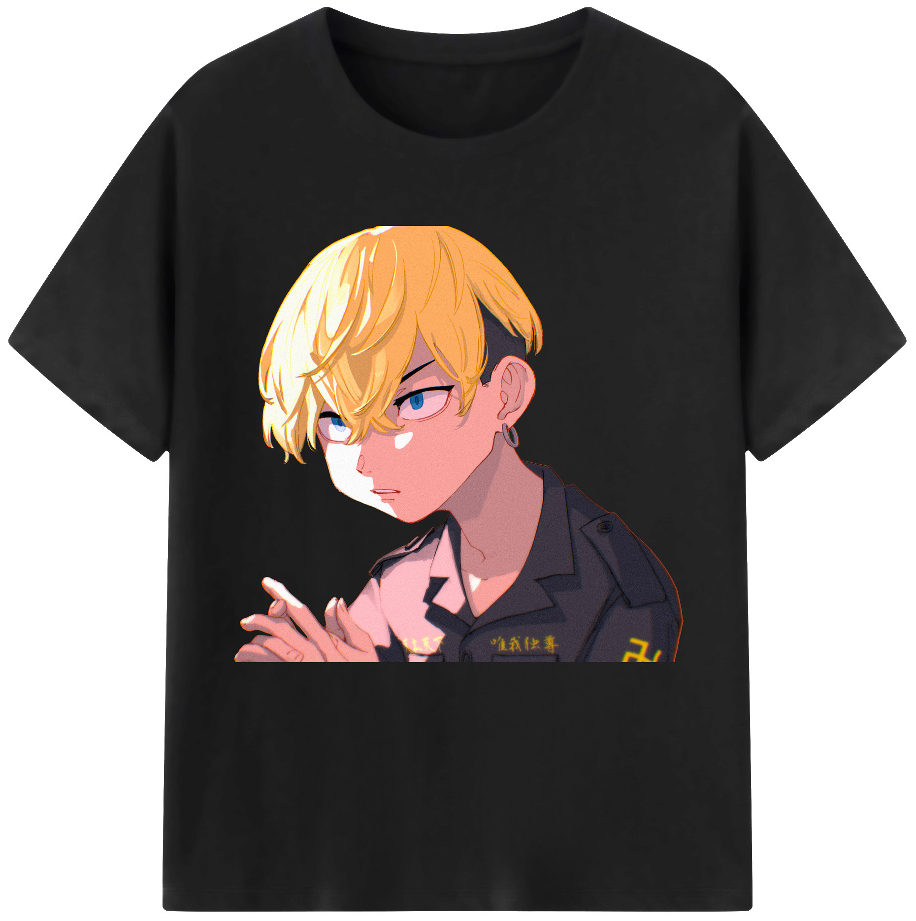 （画像用） 東京リベンジャーズ Tokyo Revengers 綿100％半袖Tシャツ（フロントプリント）