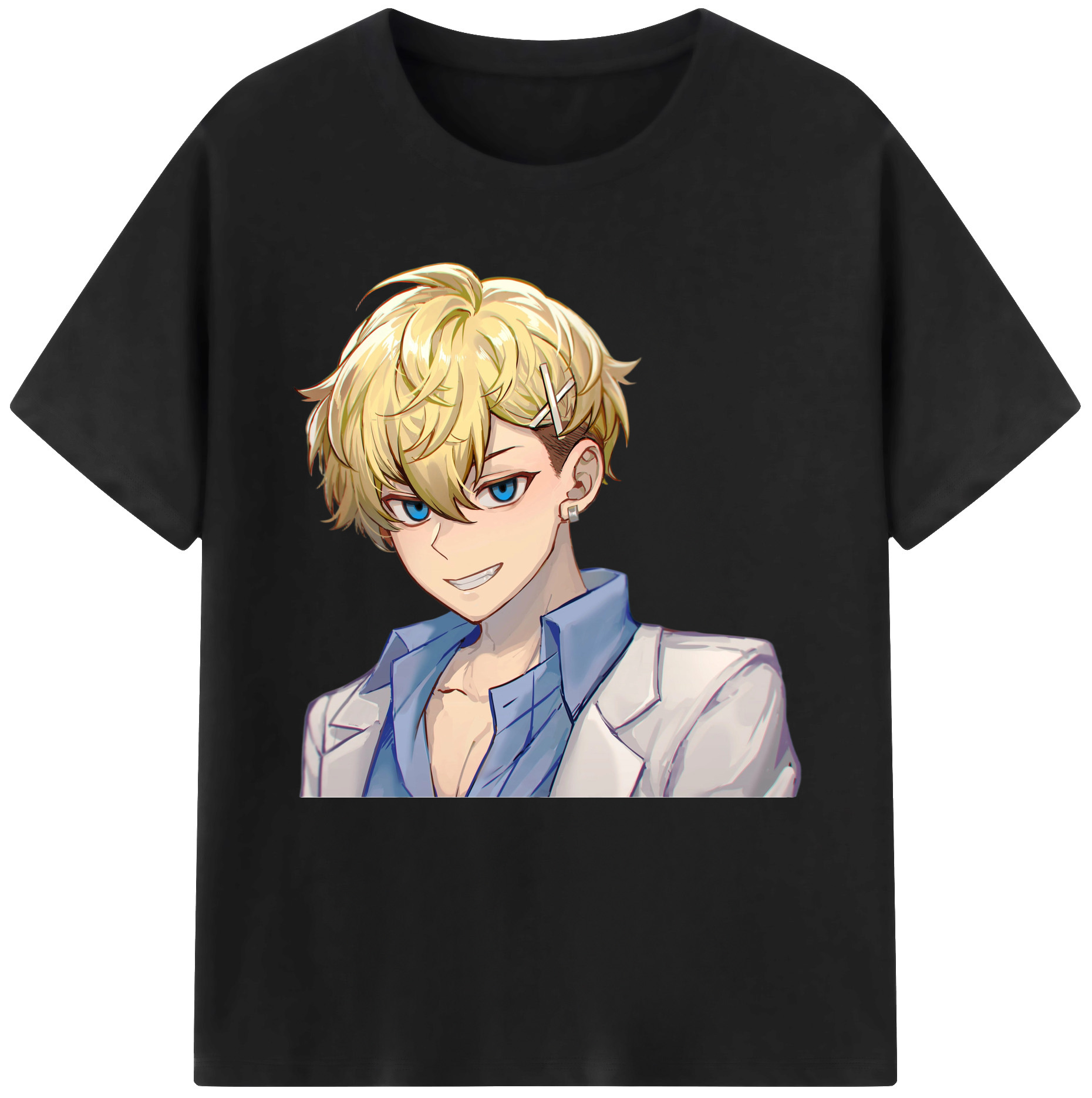 （画像用） 東京リベンジャーズ Tokyo Revengers 綿100％半袖Tシャツ（フロントプリント）