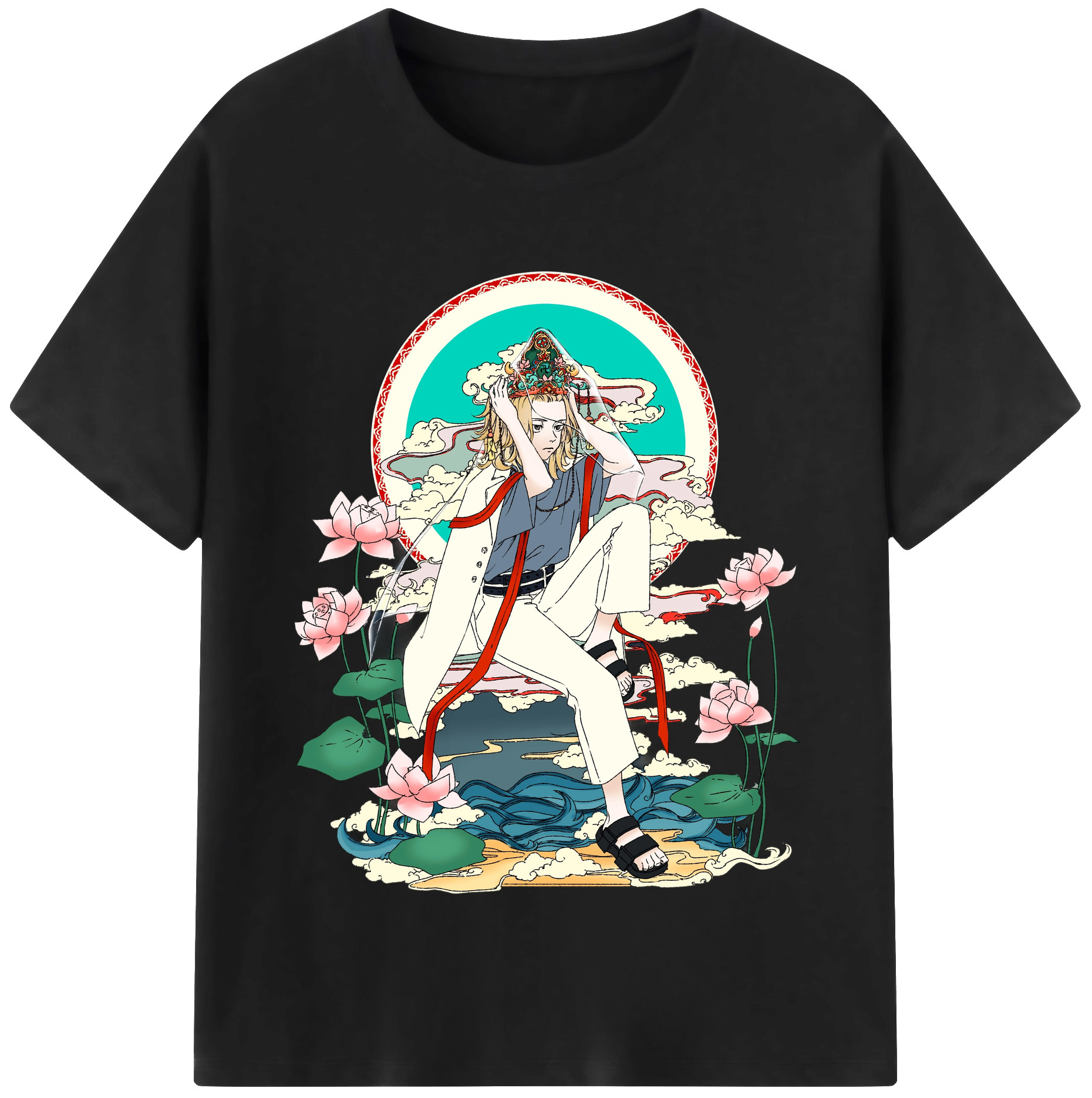 （画像用） 東京リベンジャーズ Tokyo Revengers 綿100％半袖Tシャツ（フロントプリント）