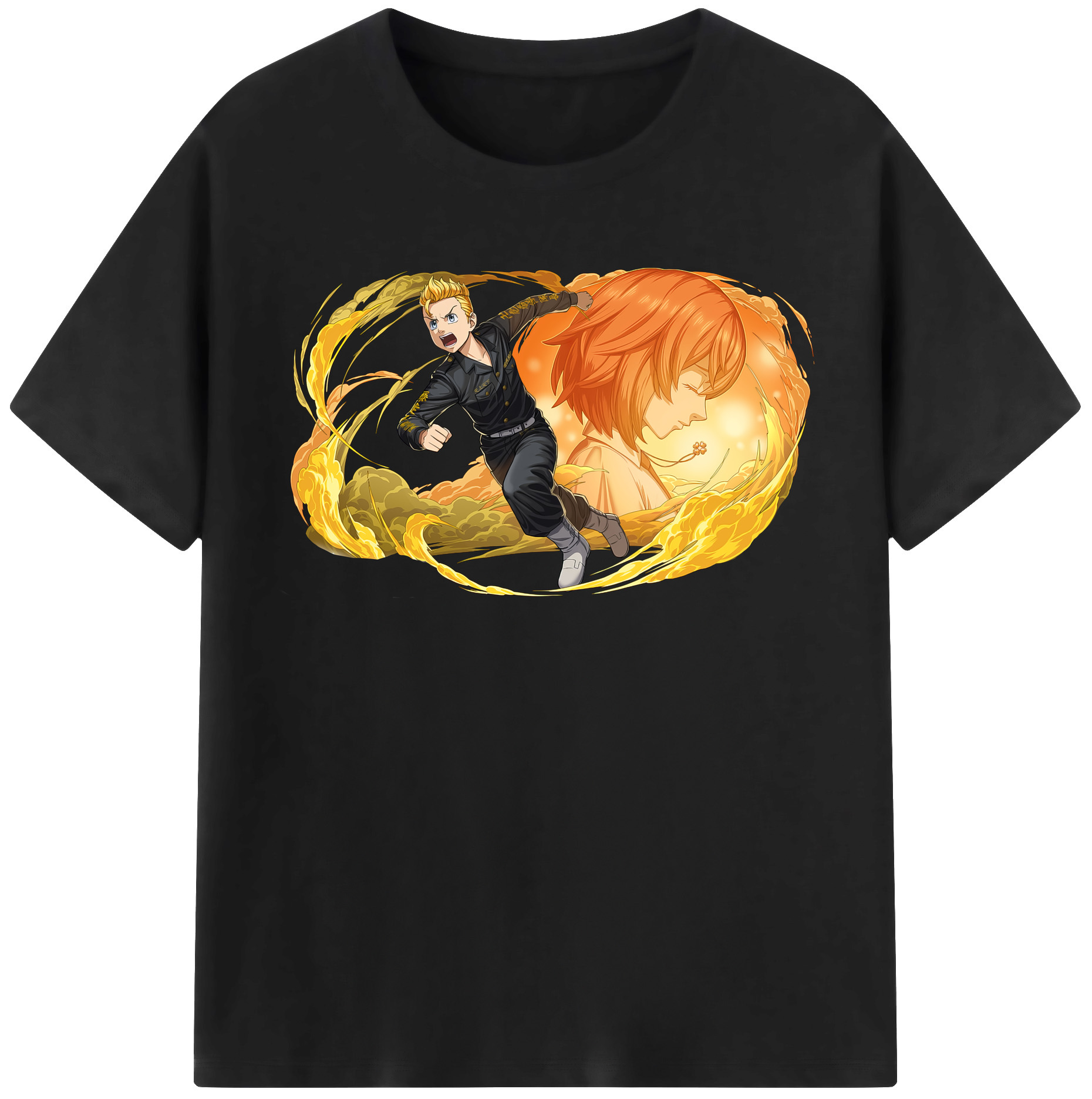 （画像用） 東京リベンジャーズ Tokyo Revengers 綿100％半袖Tシャツ（フロントプリント）