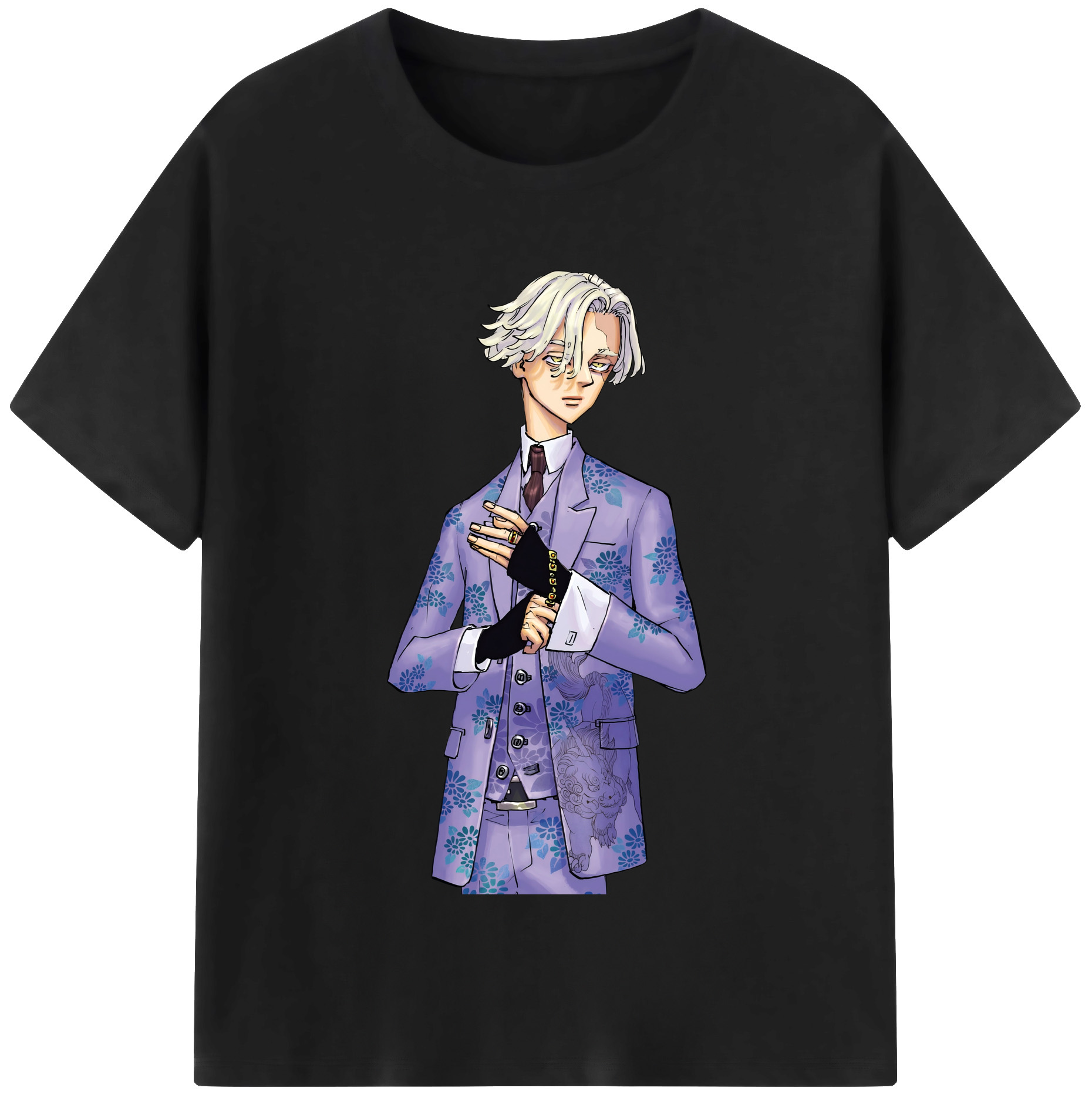 （画像用） 東京リベンジャーズ Tokyo Revengers 綿100％半袖Tシャツ（フロントプリント）