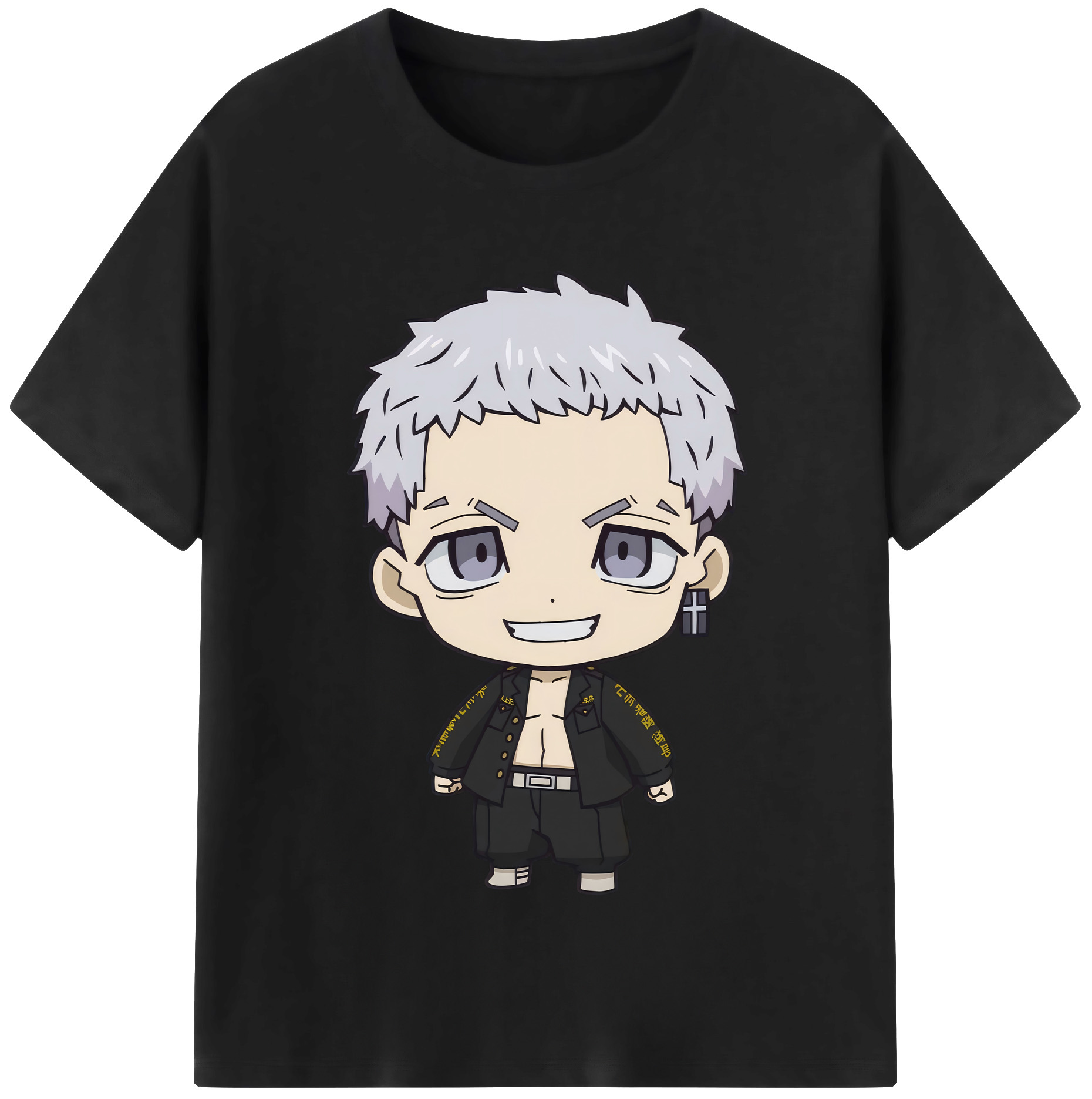 （画像用） 東京リベンジャーズ Tokyo Revengers 綿100％半袖Tシャツ（フロントプリント）