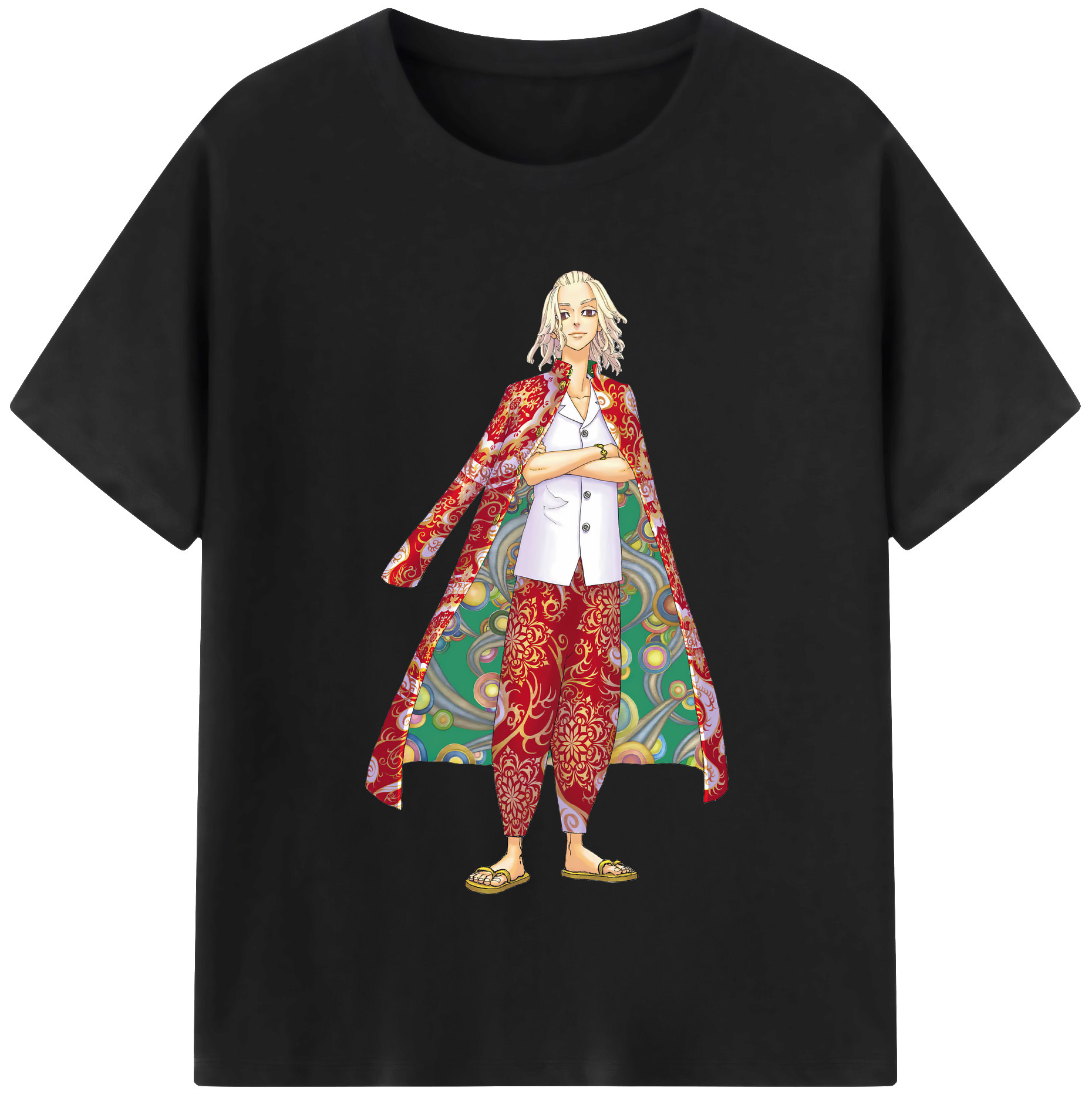 （画像用） 東京リベンジャーズ Tokyo Revengers 綿100％半袖Tシャツ（フロントプリント）